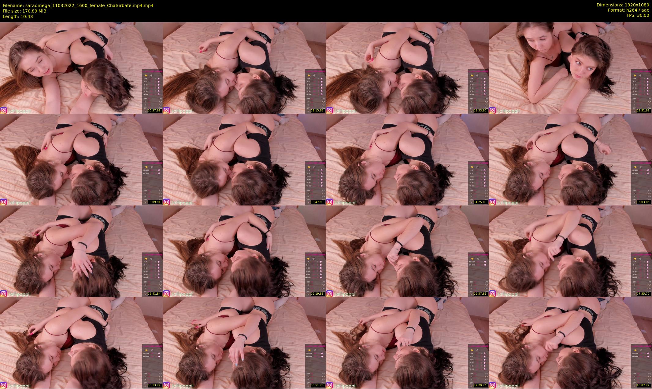 saraomega — 11 minute Chaturbate couple cam show recording, 1080p, Mar 11, 2022