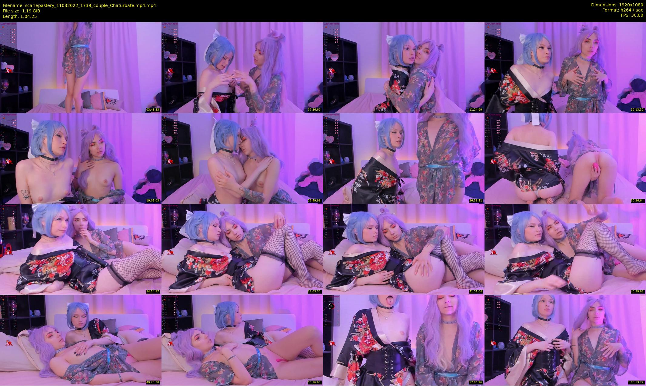 scarlepastery — 65 minute Chaturbate couple cam show recording, 1080p, Mar 11, 2022