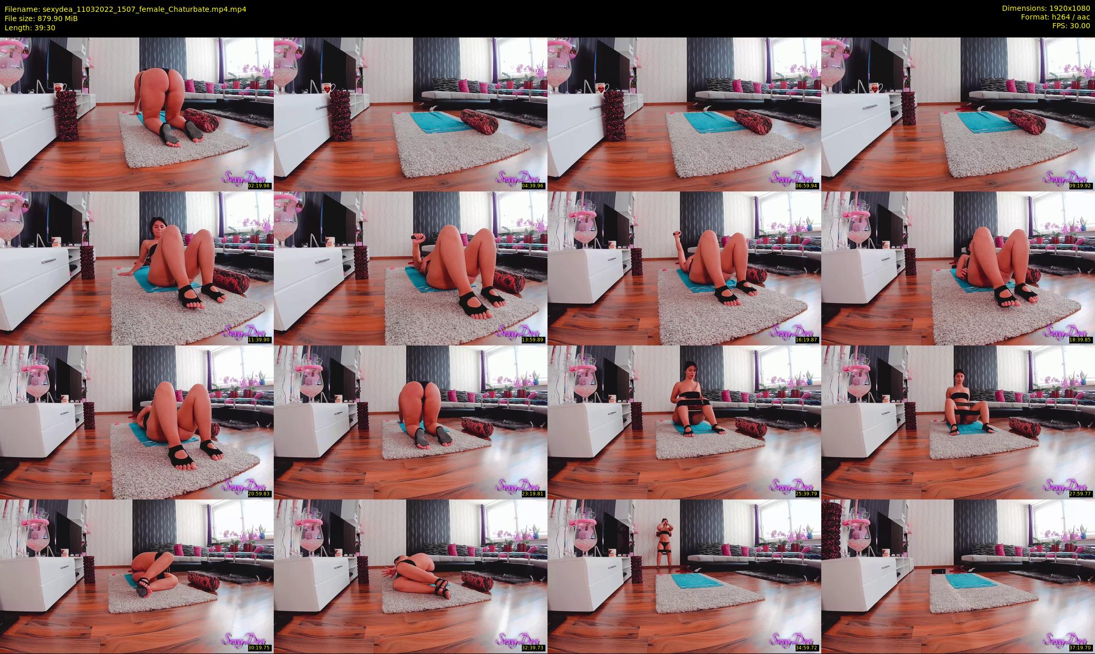 sexydea — 40 minute Chaturbate female cam show recording, 1080p, Mar 11, 2022