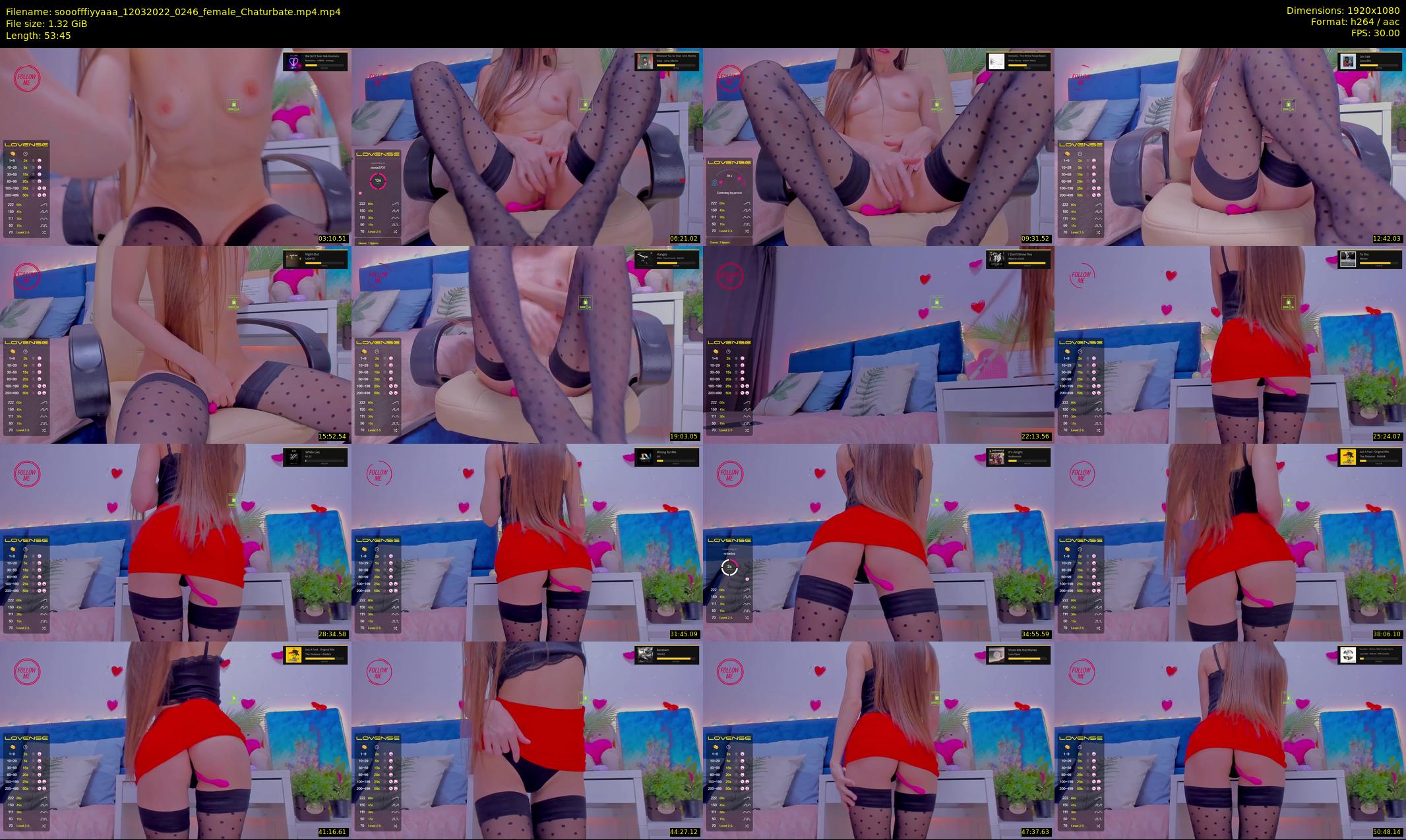 sooofffiyyaaa — 54 minute Chaturbate female cam show recording, 1080p, Mar 12, 2022