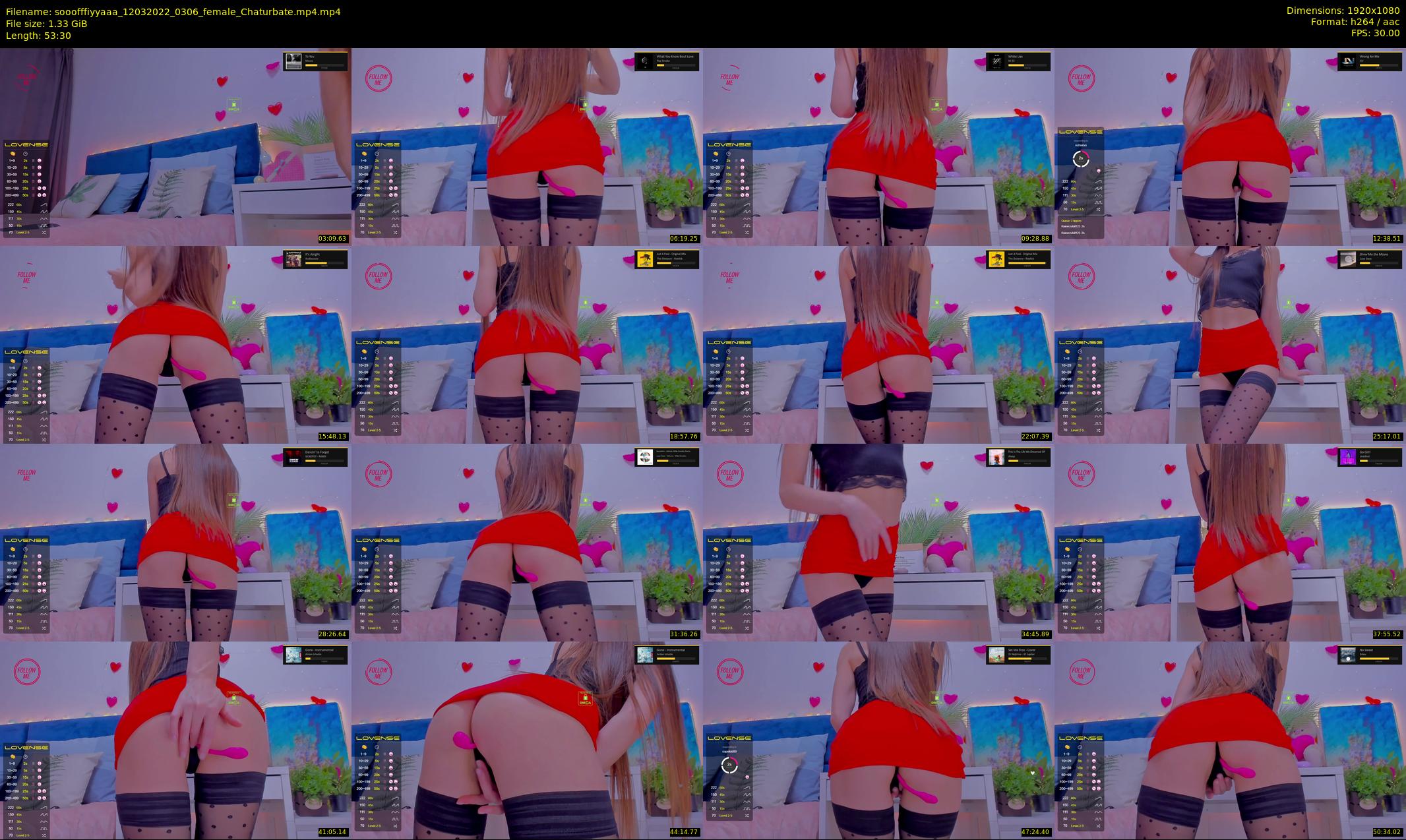 sooofffiyyaaa — 54 minute Chaturbate female cam show recording, 1080p, Mar 12, 2022