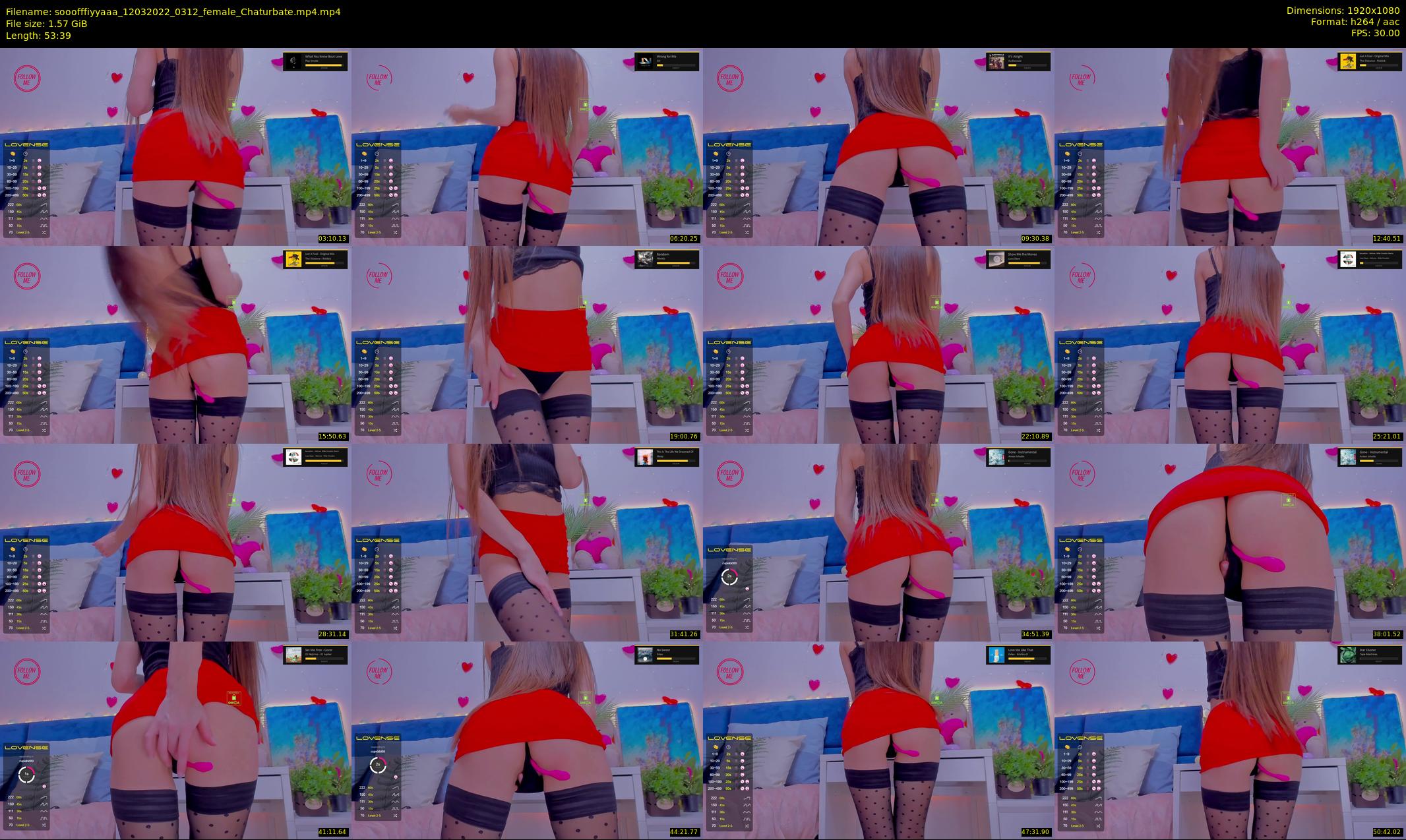 sooofffiyyaaa — 54 minute Chaturbate female cam show recording, 1080p, Mar 12, 2022