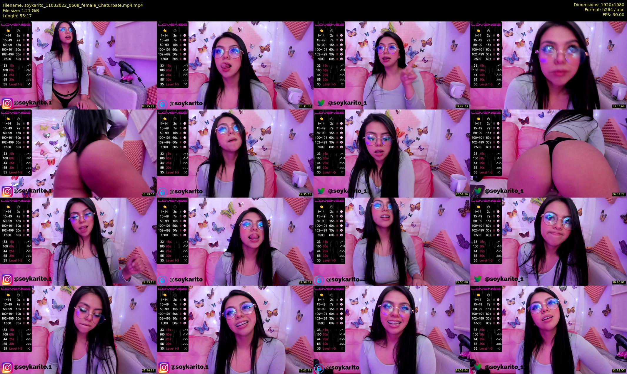 soykarito — 56 minute Chaturbate female cam show recording, 1080p, Mar 11, 2022