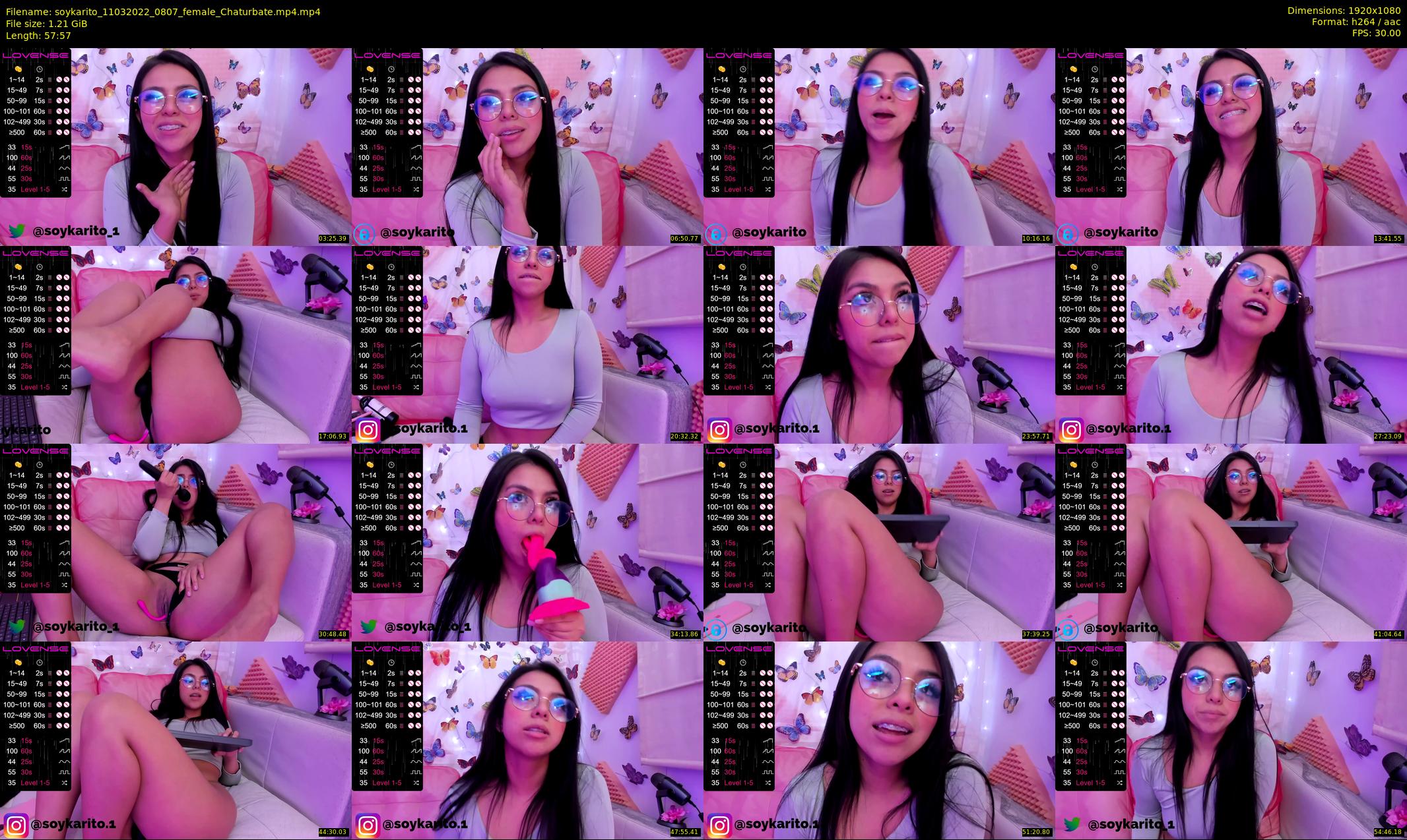 soykarito — 58 minute Chaturbate female cam show recording, 1080p, Mar 11, 2022