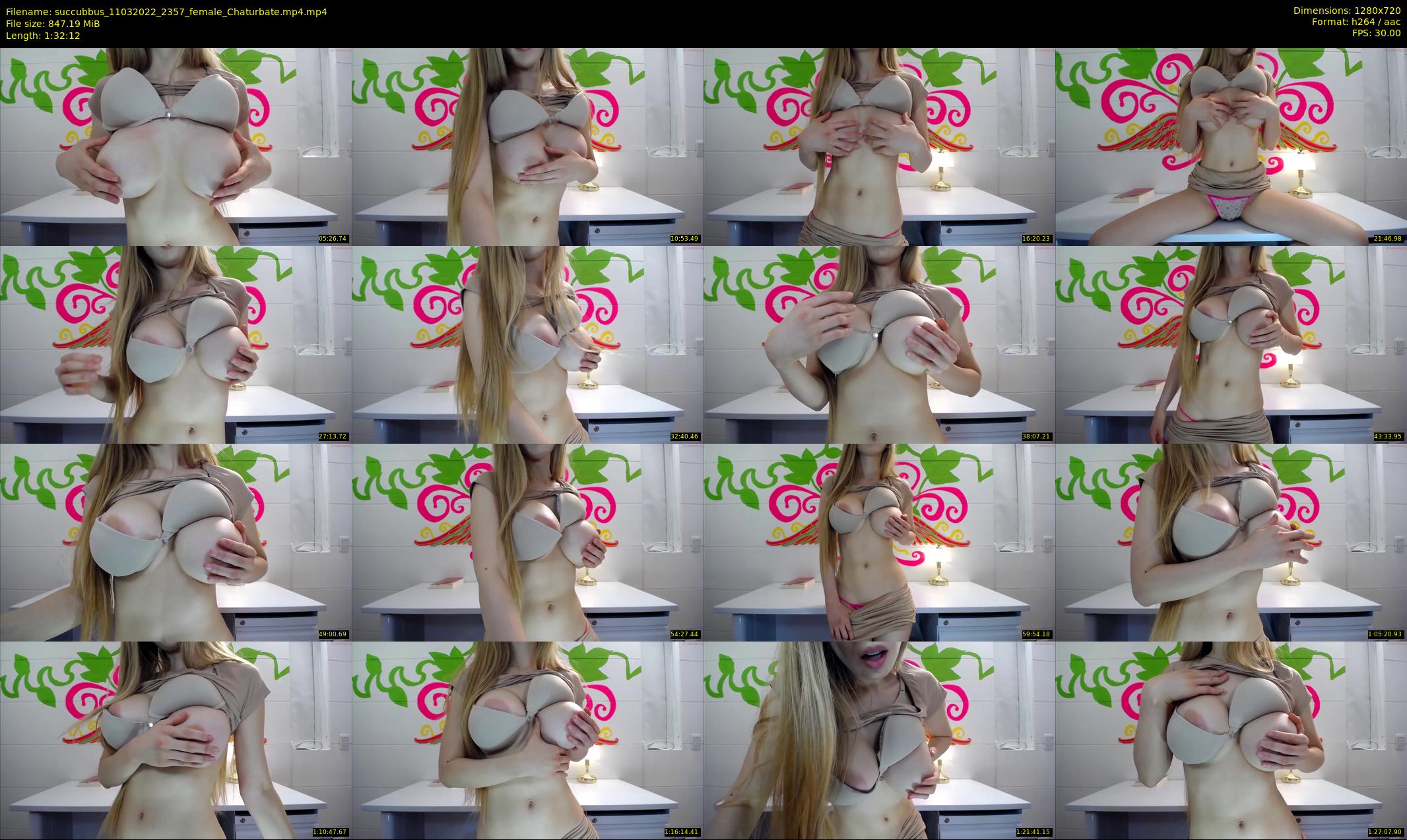 succubbus — 93 minute Chaturbate female cam show recording, 720p, Mar 11, 2022