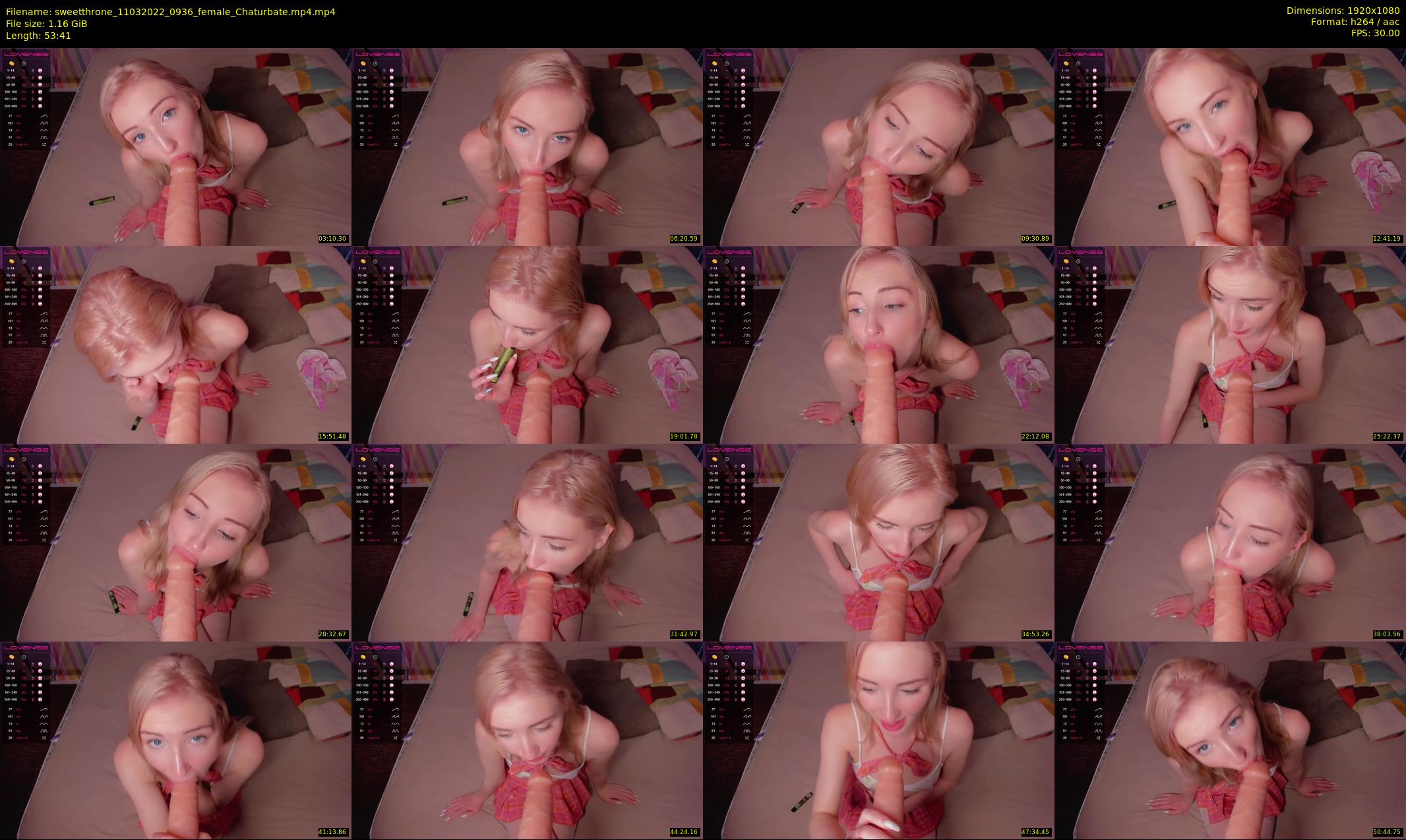 sweetthrone — 54 minute Chaturbate couple cam show recording, 1080p, Mar 11, 2022