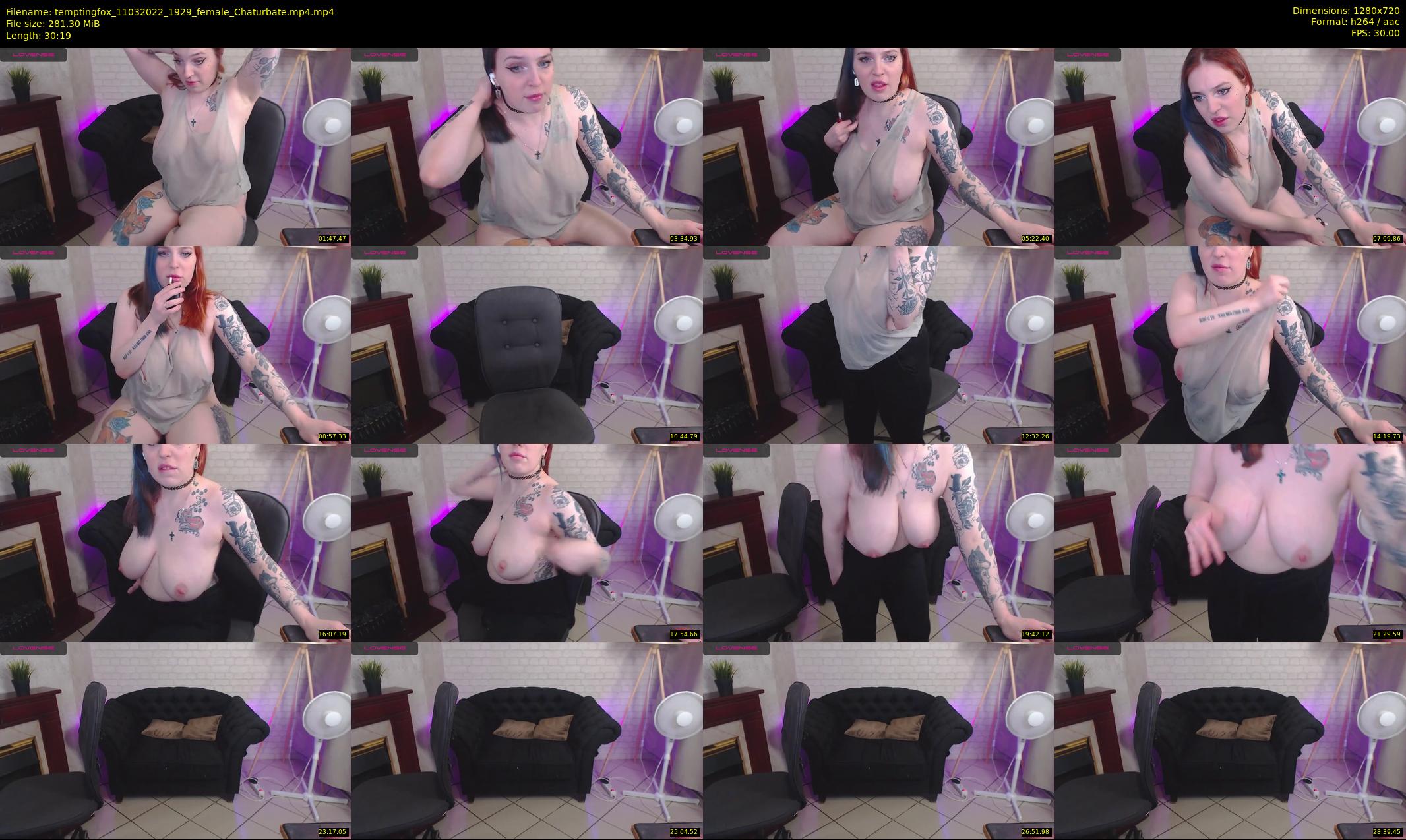 temptingfox — 31 minute Chaturbate female cam show recording, 720p, Mar 11, 2022
