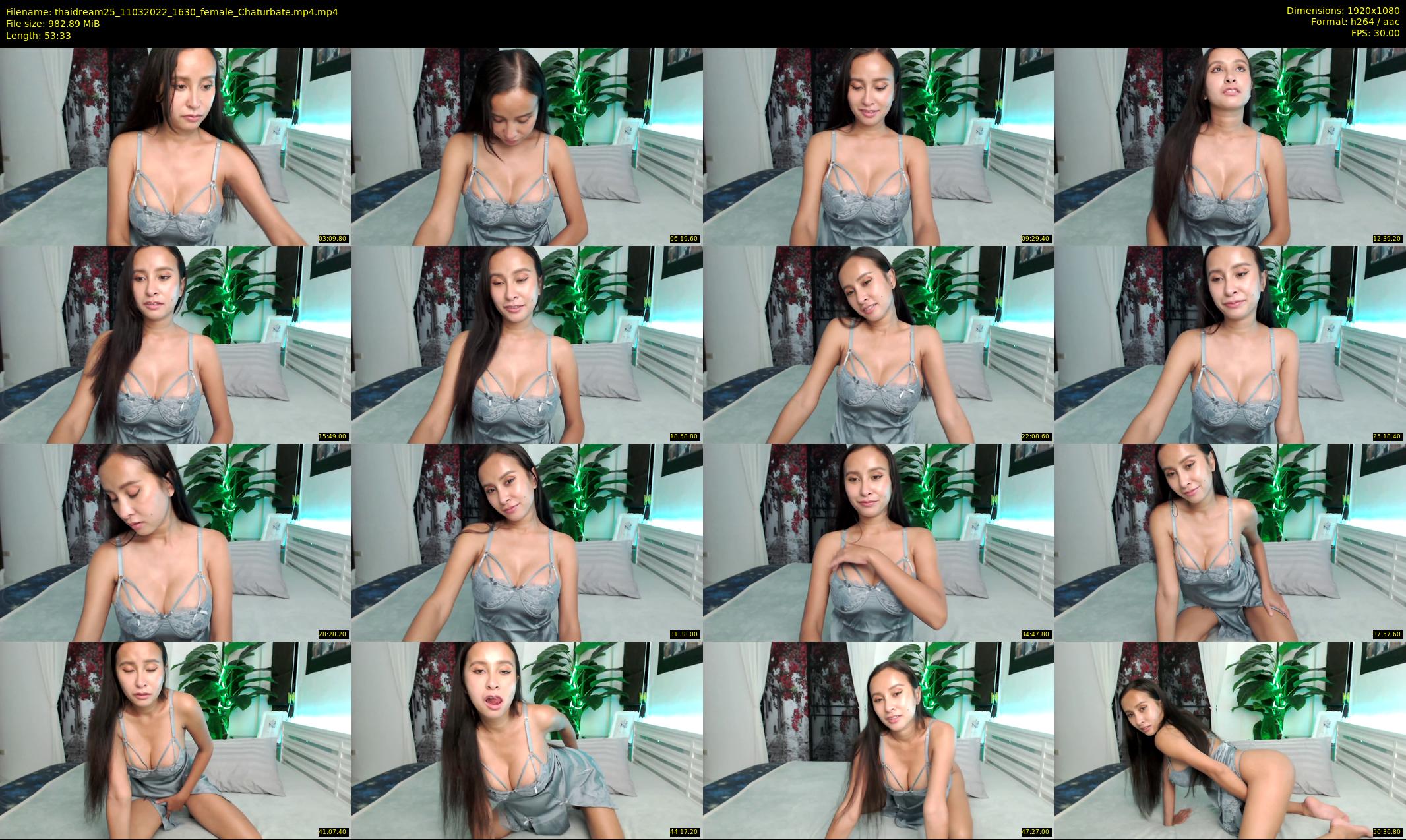 thaidream25 — 54 minute Chaturbate female cam show recording, 1080p, Mar 11, 2022