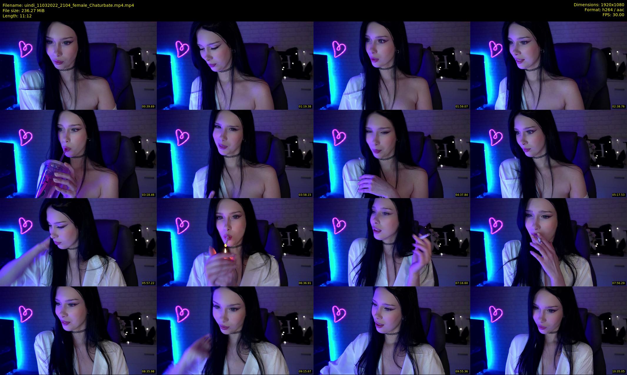 uindi — 12 minute Chaturbate female cam show recording, 1080p, Mar 11, 2022