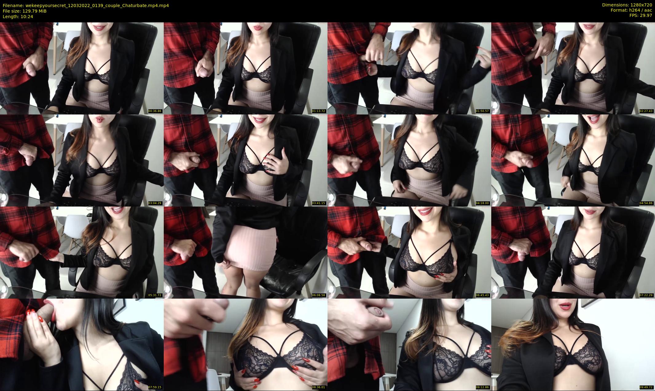 wekeepyoursecret — 11 minute Chaturbate couple cam show recording, 720p, Mar 12, 2022