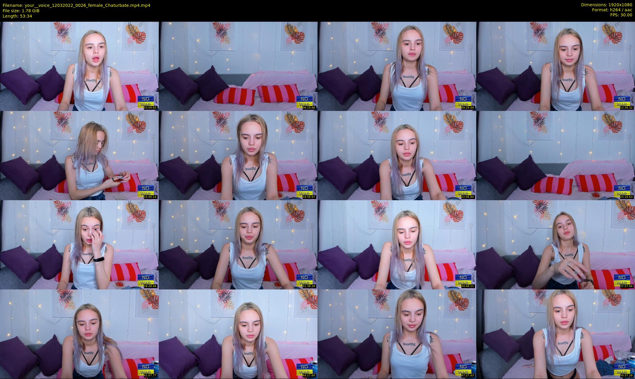 your__voice — 54 minute Chaturbate female cam show recording, 1080p, Mar 12, 2022
