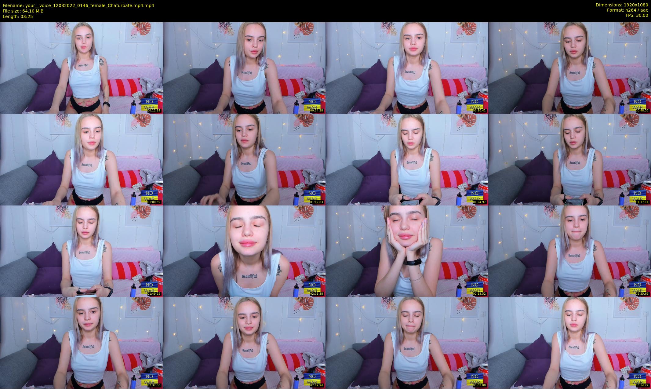 your__voice — 4 minute Chaturbate female cam show recording, 1080p, Mar 12, 2022