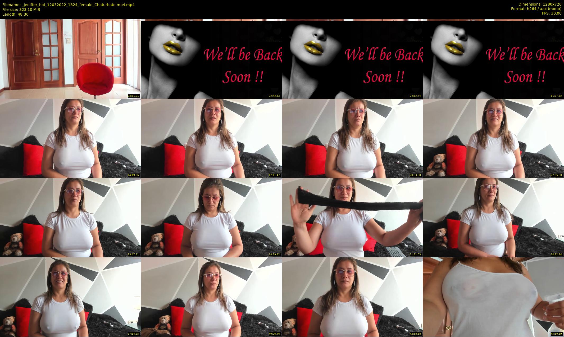 _jeniffer_hot — 49 minute Chaturbate female cam show recording, 720p, Mar 12, 2022