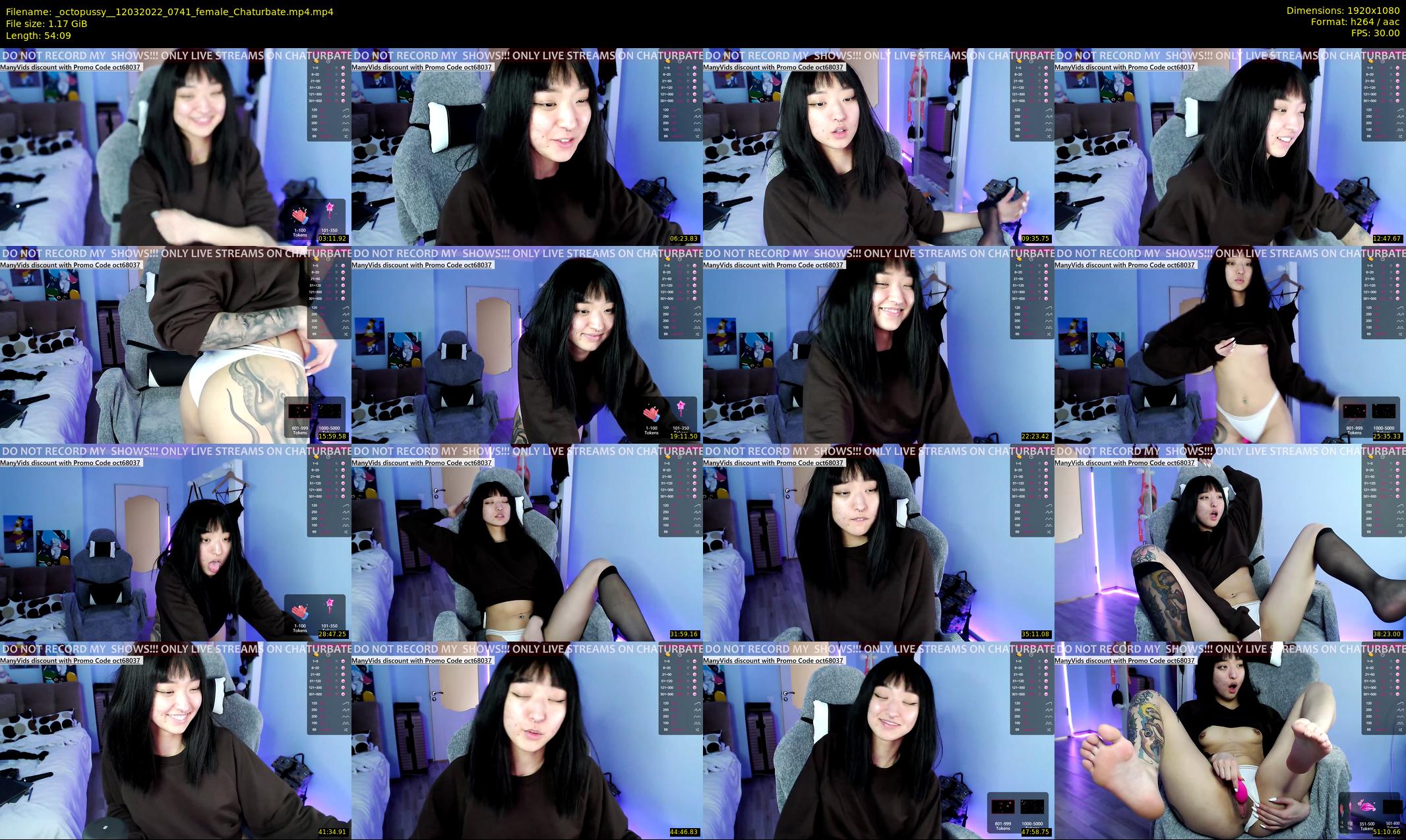 _octopussy_ — 55 minute Chaturbate female cam show recording, 1080p, Mar 12, 2022