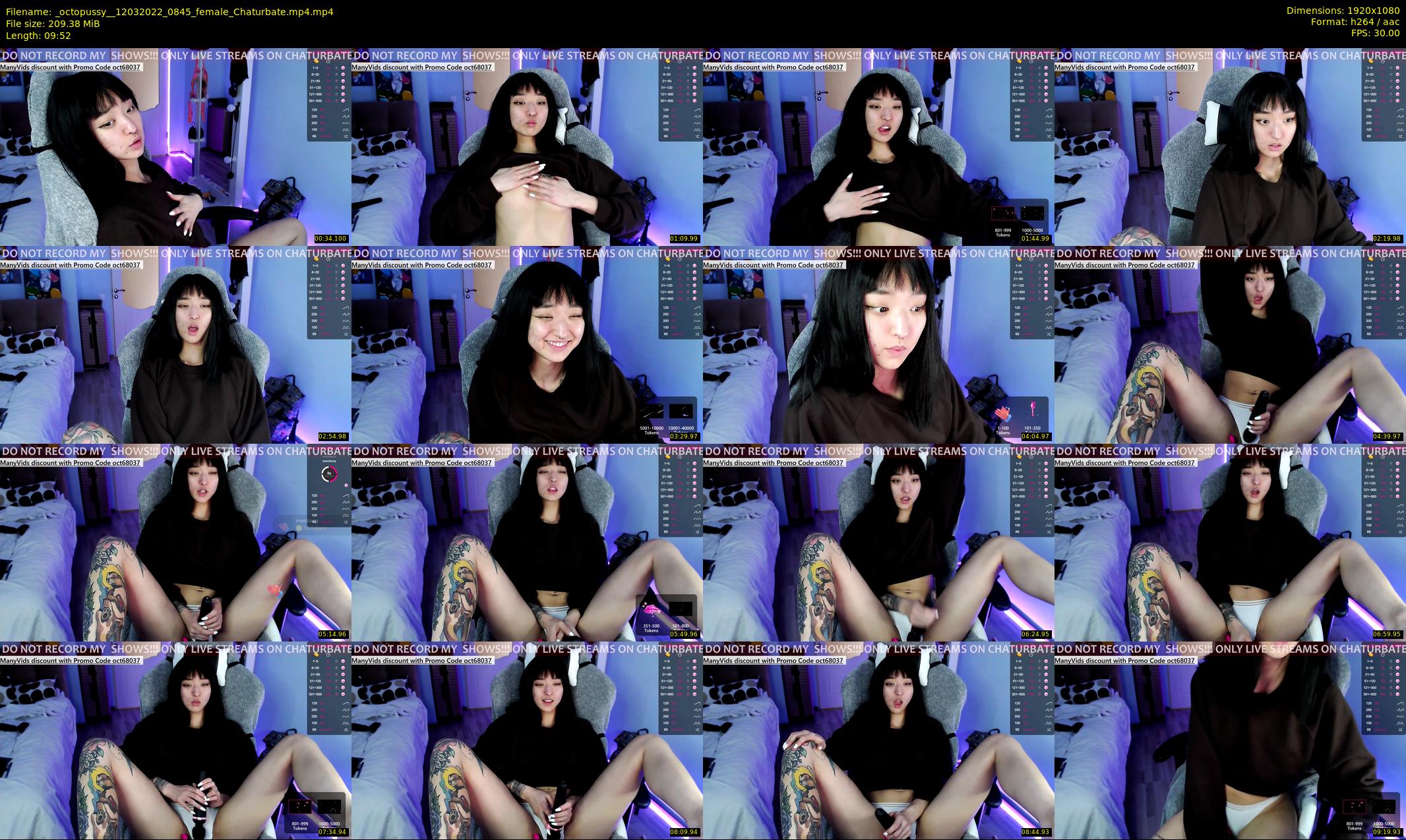_octopussy_ — 10 minute Chaturbate female cam show recording, 1080p, Mar 12, 2022
