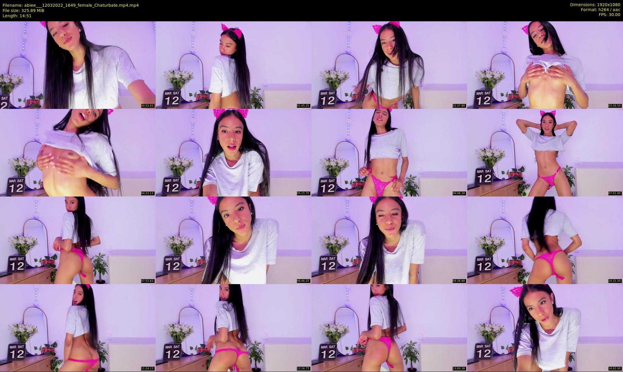 abiee__ — 15 minute Chaturbate female cam show recording, 1080p, Mar 12, 2022
