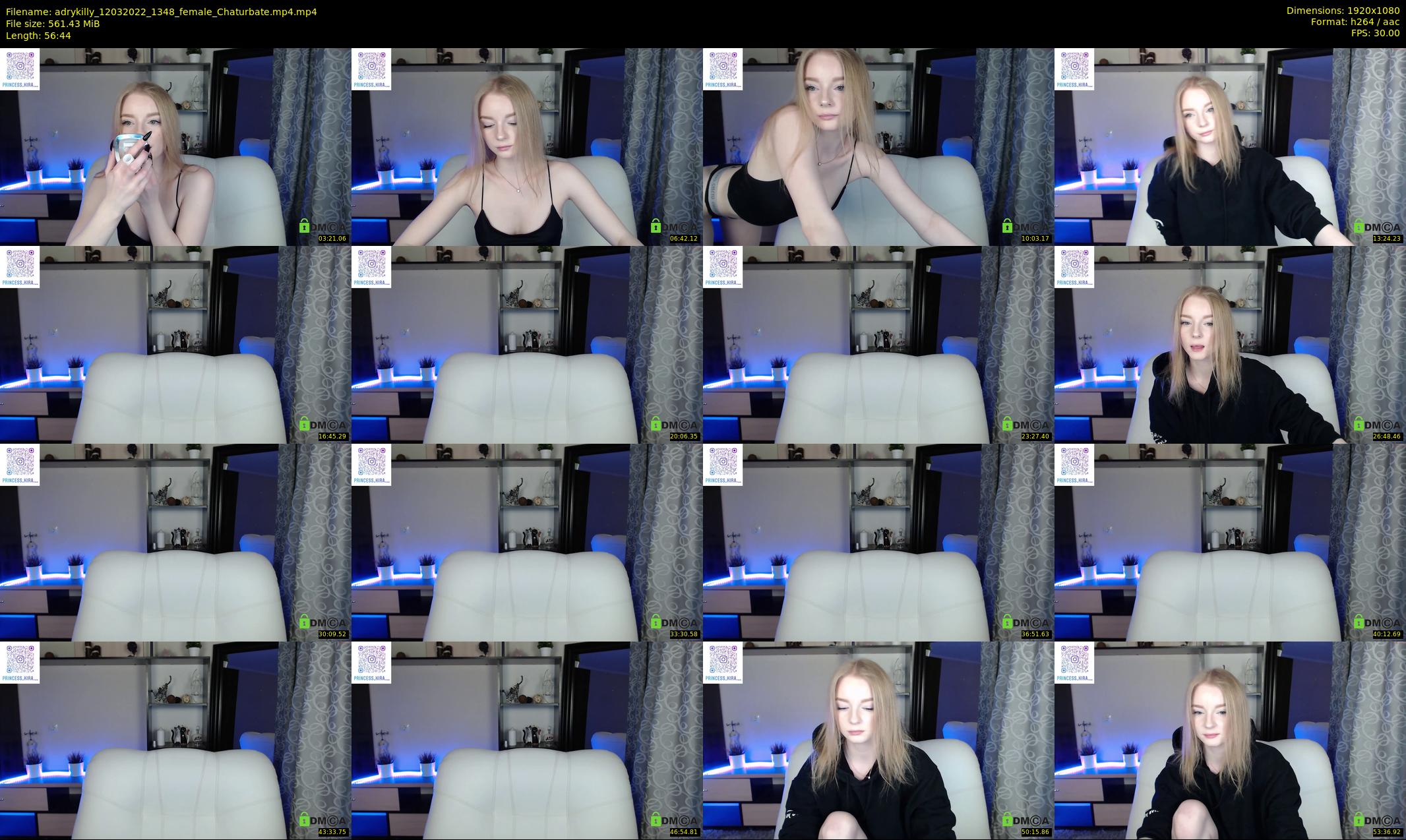 adrykilly — 57 minute Chaturbate female cam show recording, 1080p, Mar 12, 2022