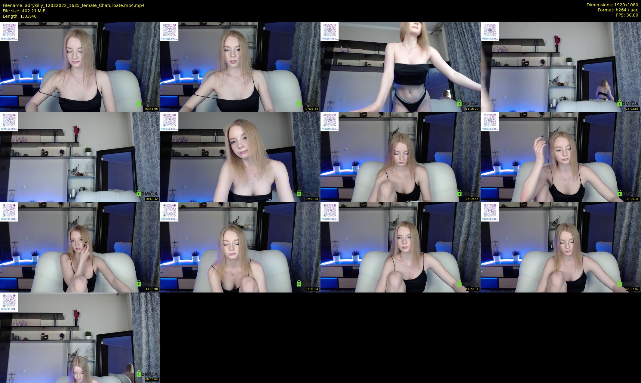 adrykilly — 64 minute Chaturbate female cam show recording, 1080p, Mar 12, 2022