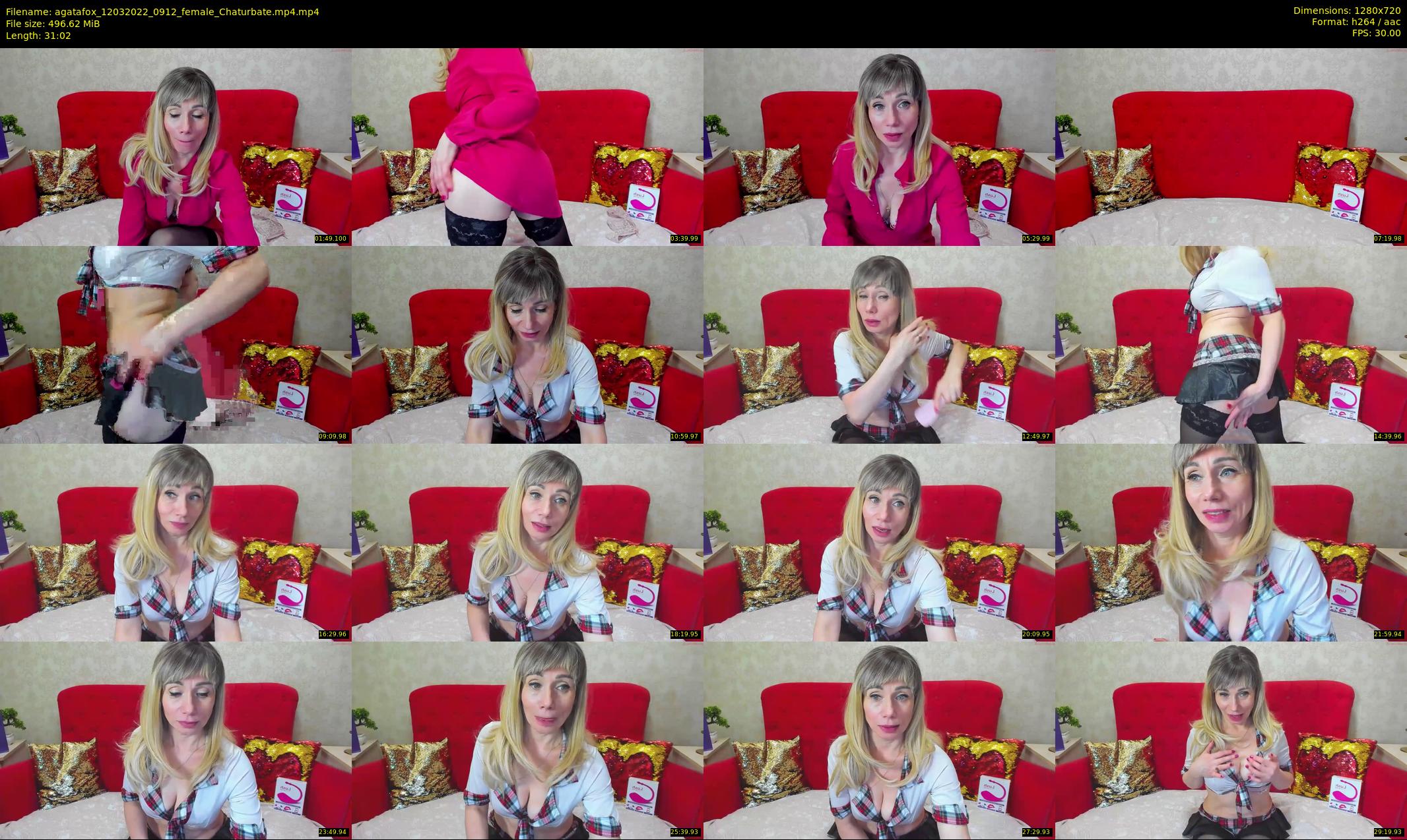 agatafox — 32 minute Chaturbate female cam show recording, 720p, Mar 12, 2022