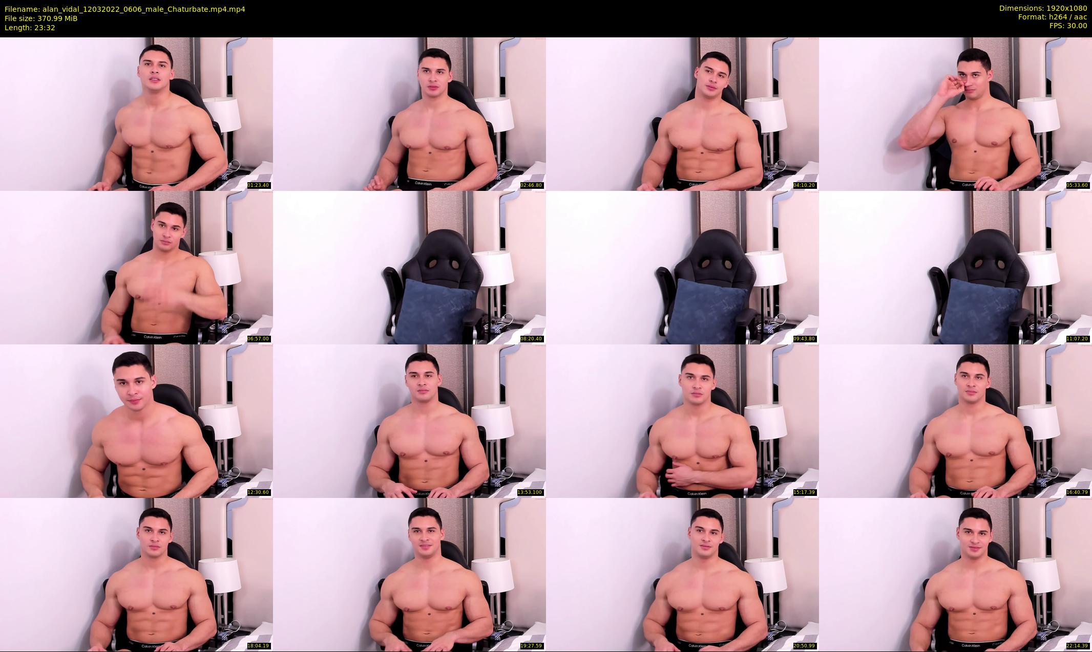alan_vidal — 24 minute Chaturbate male cam show recording, 1080p, Mar 12, 2022