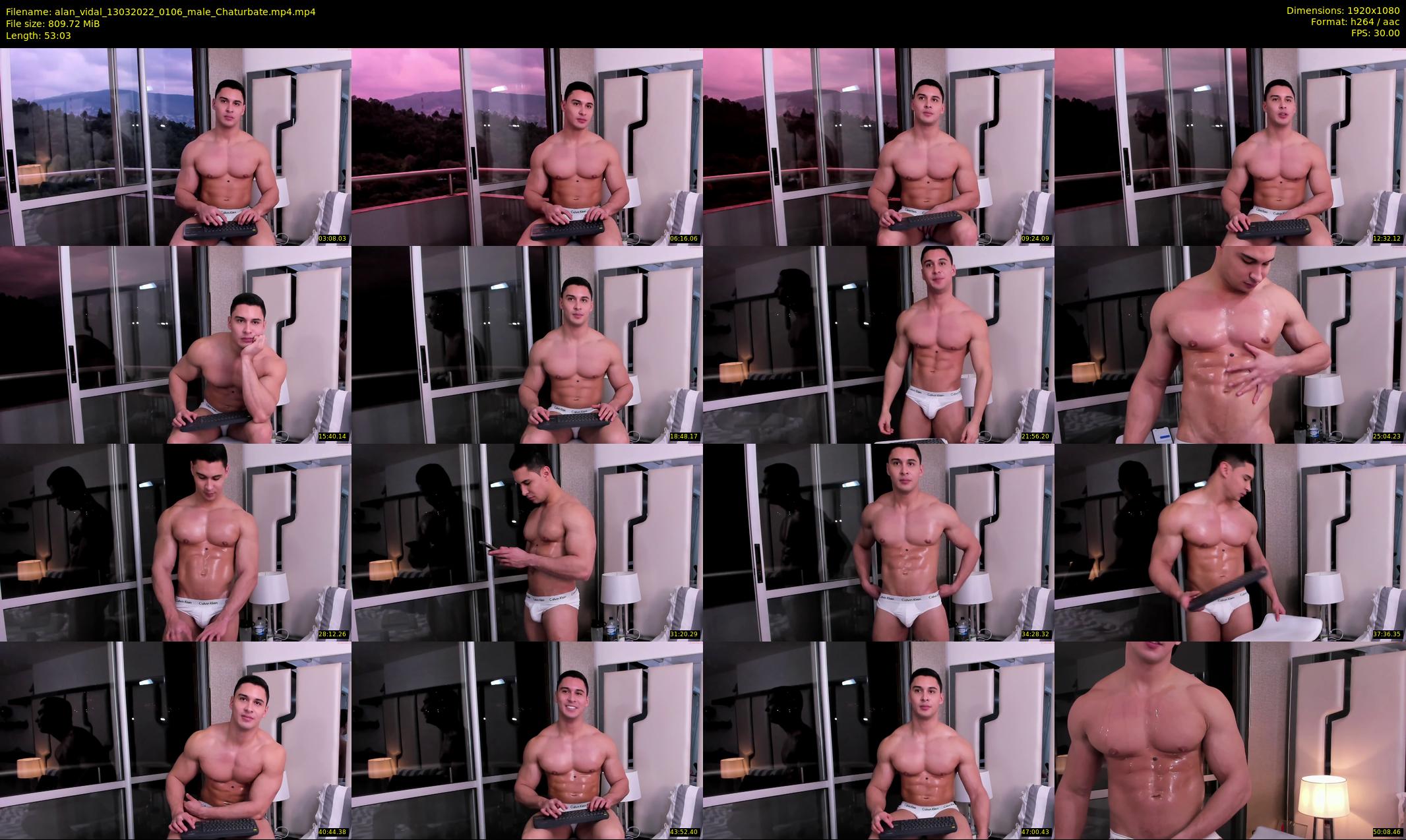 alan_vidal — 54 minute Chaturbate male cam show recording, 1080p, Mar 13, 2022