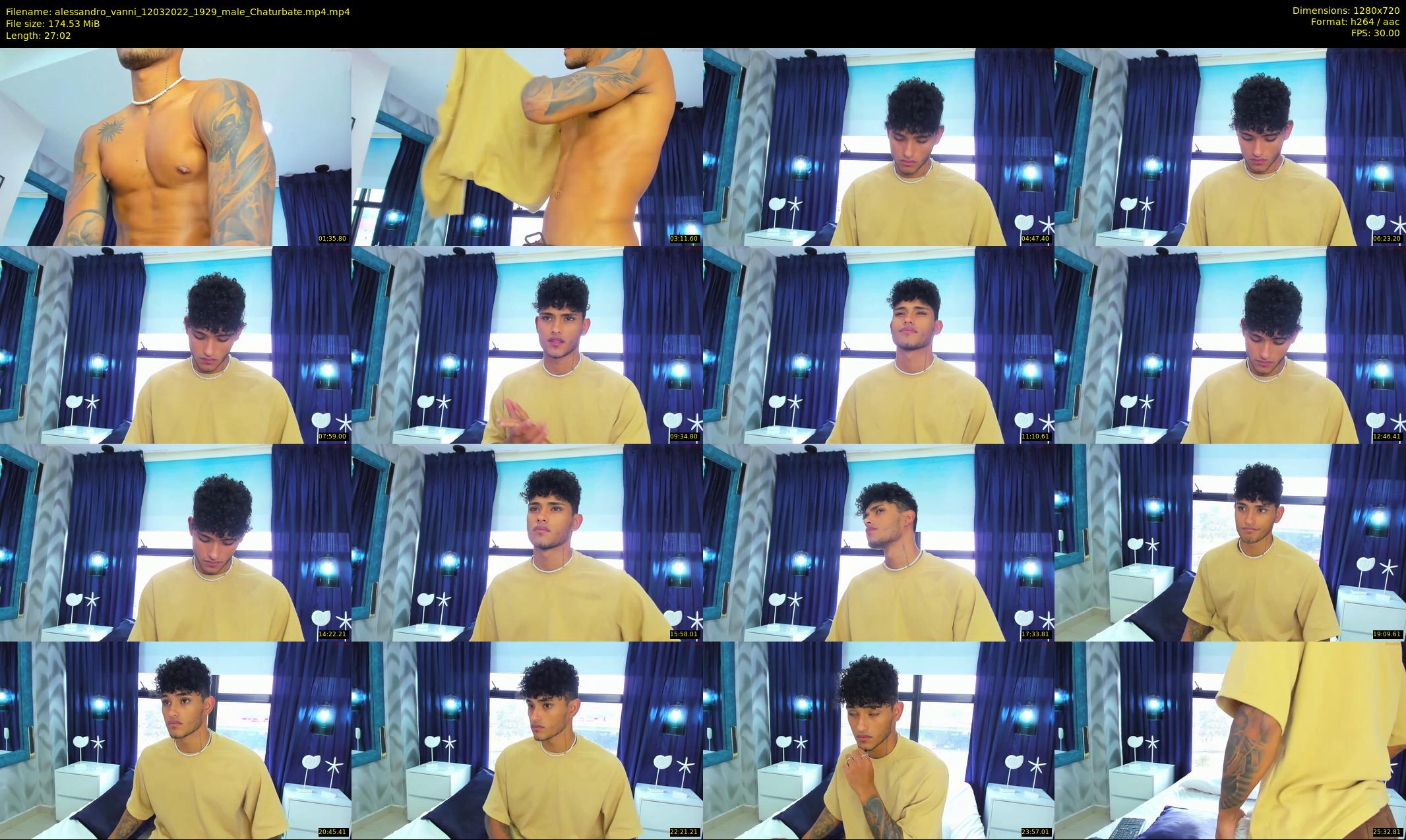 alessandro_vanni — 28 minute Chaturbate male cam show recording, 720p, Mar 12, 2022