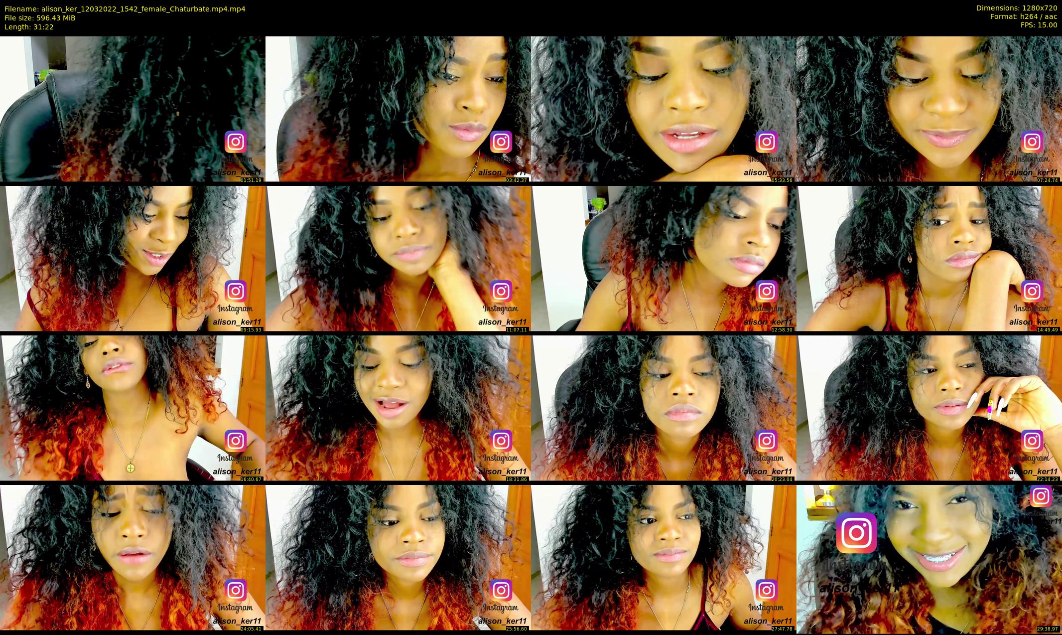 alison_ker — 32 minute Chaturbate female cam show recording, 720p, Mar 12, 2022