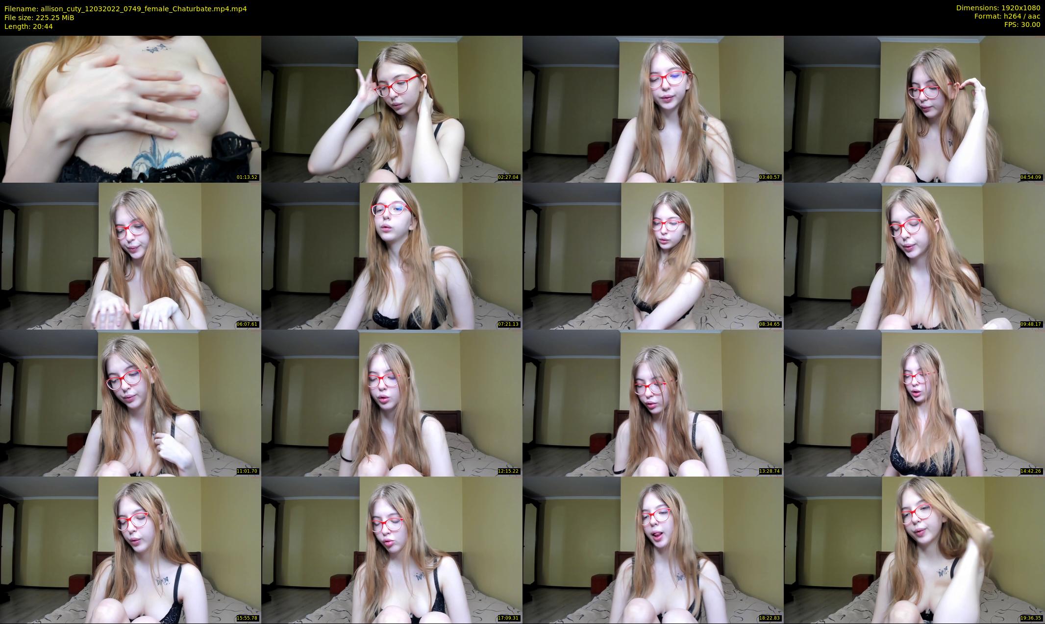allison_cuty — 21 minute Chaturbate female cam show recording, 1080p, Mar 12, 2022