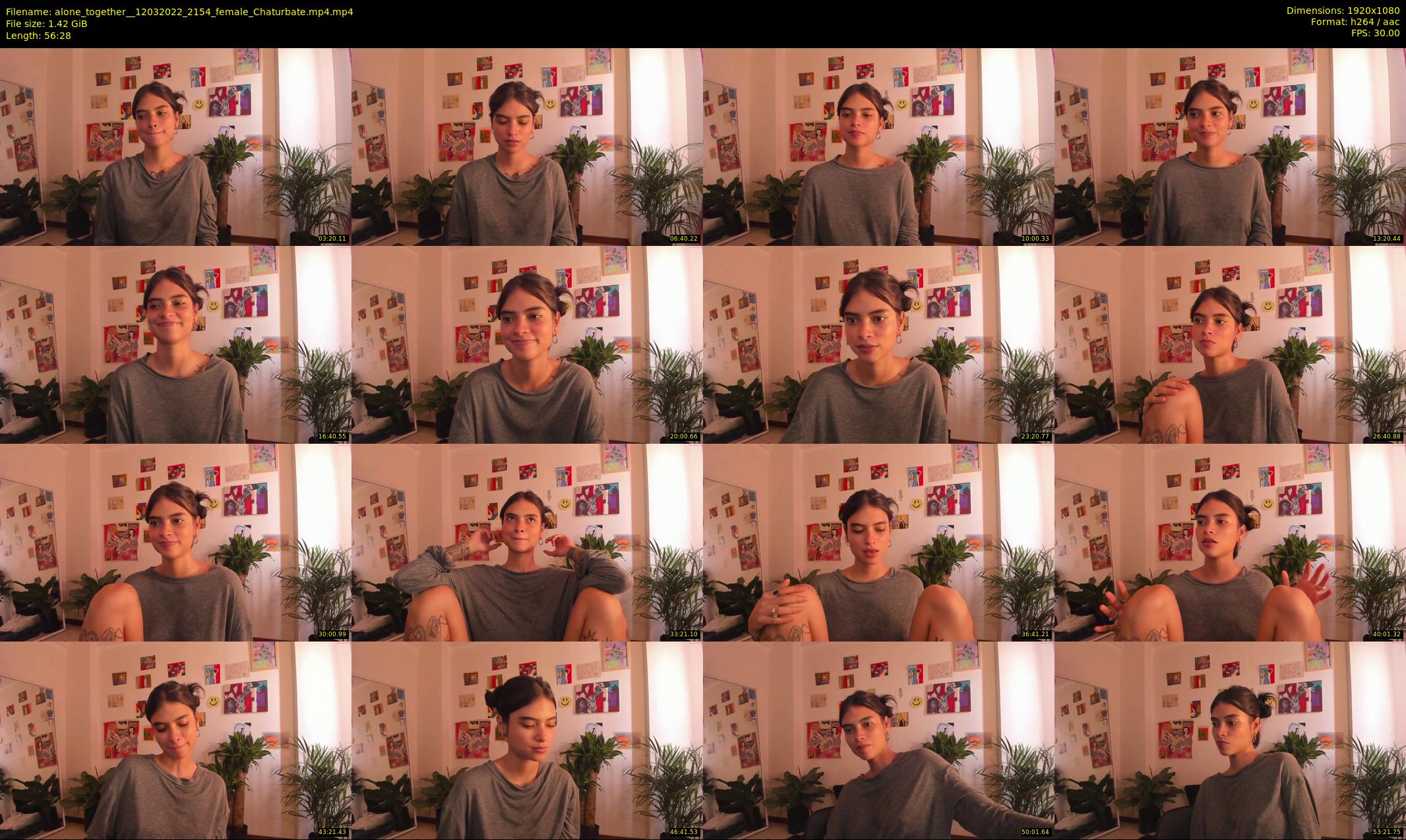 alone_together_ — 57 minute Chaturbate female cam show recording, 1080p, Mar 12, 2022