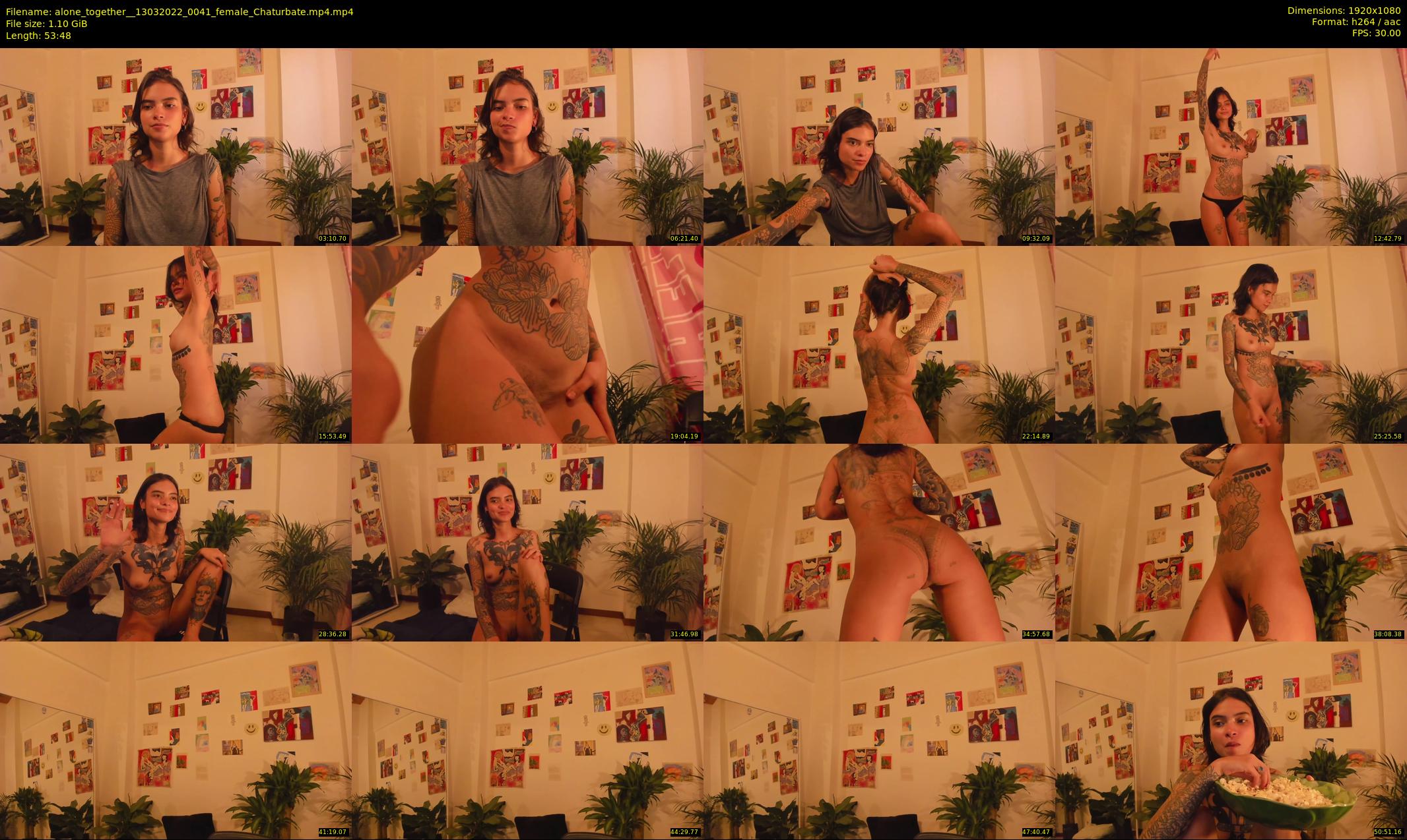 alone_together_ — 54 minute Chaturbate female cam show recording, 1080p, Mar 13, 2022