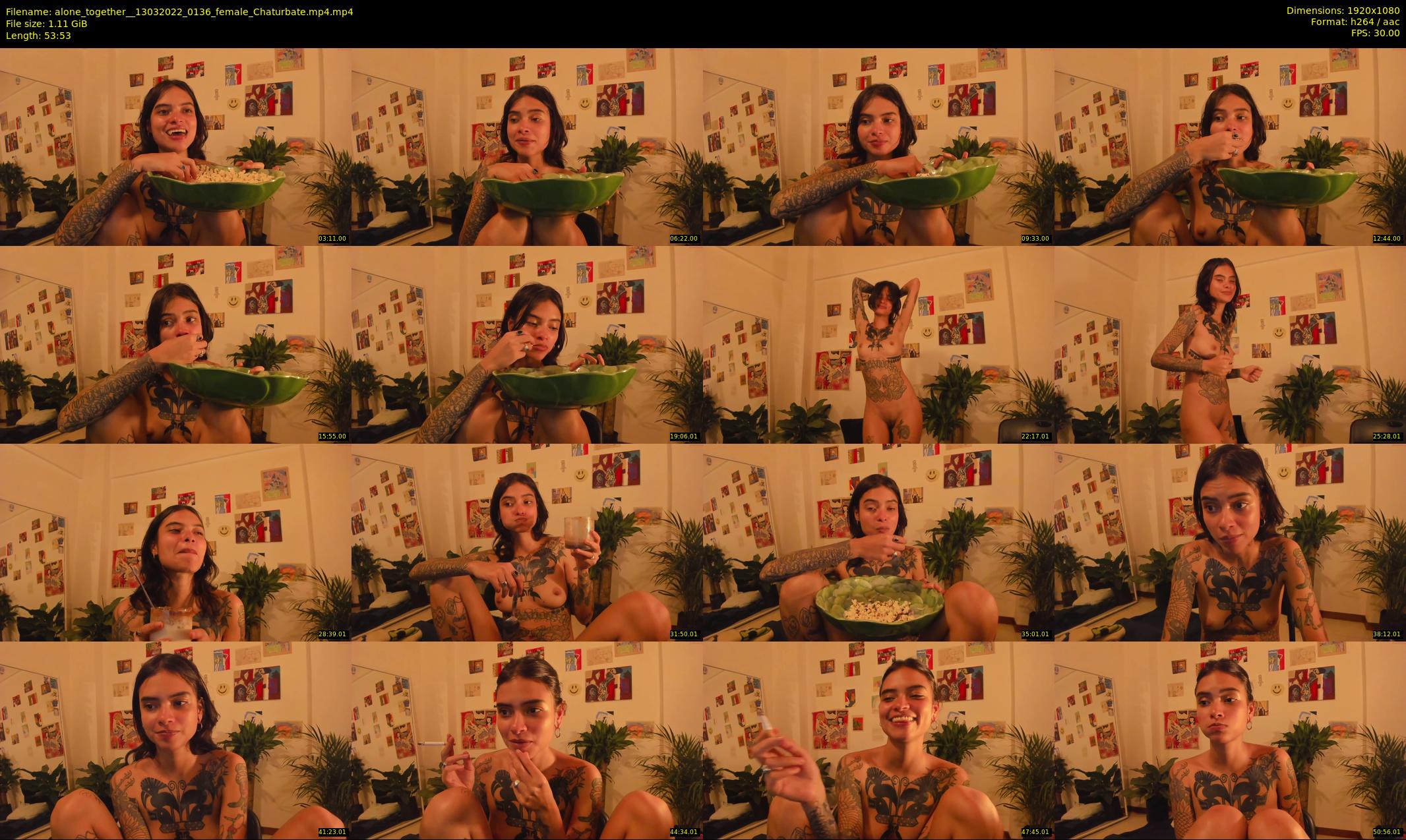 alone_together_ — 54 minute Chaturbate female cam show recording, 1080p, Mar 13, 2022
