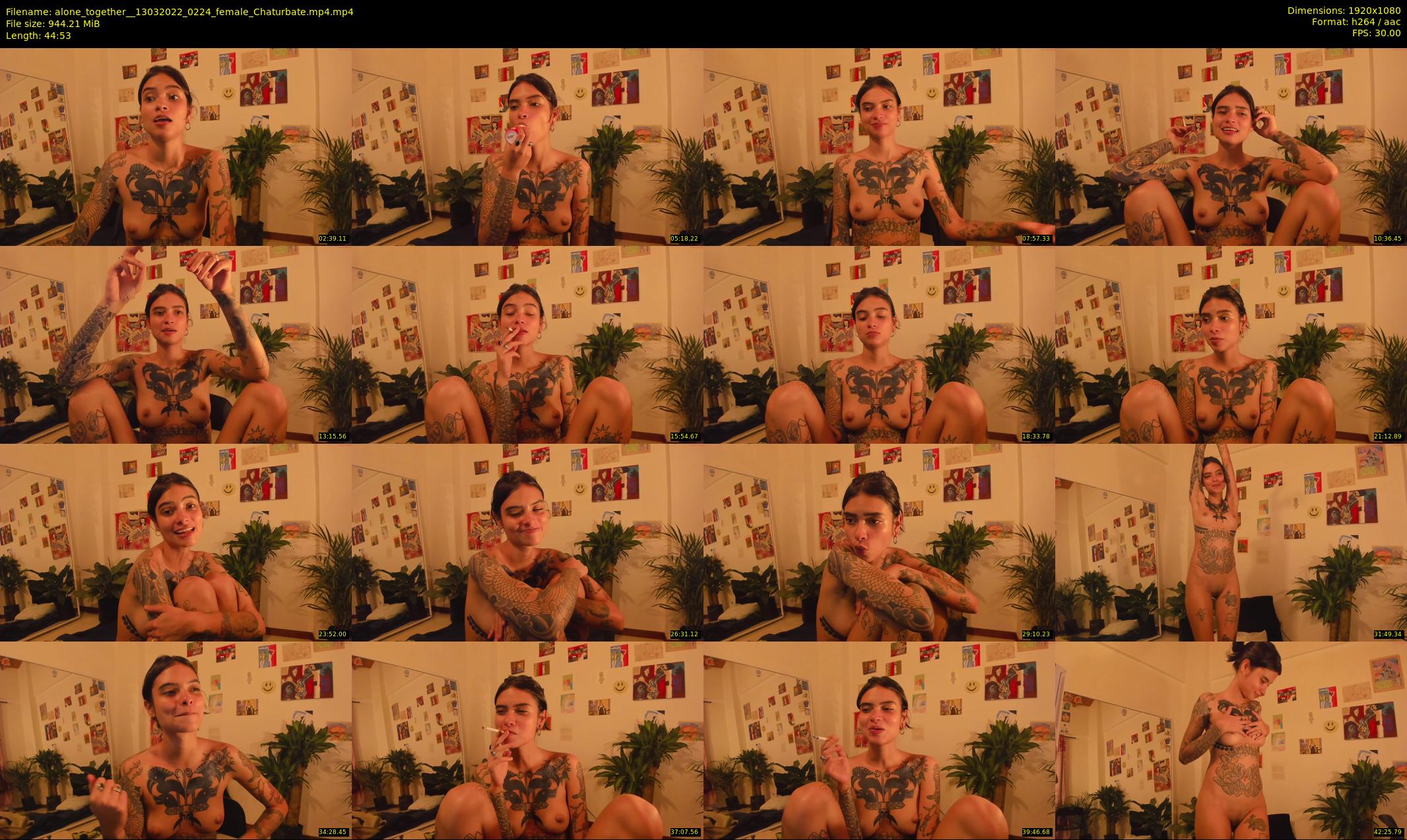 alone_together_ — 45 minute Chaturbate female cam show recording, 1080p, Mar 13, 2022