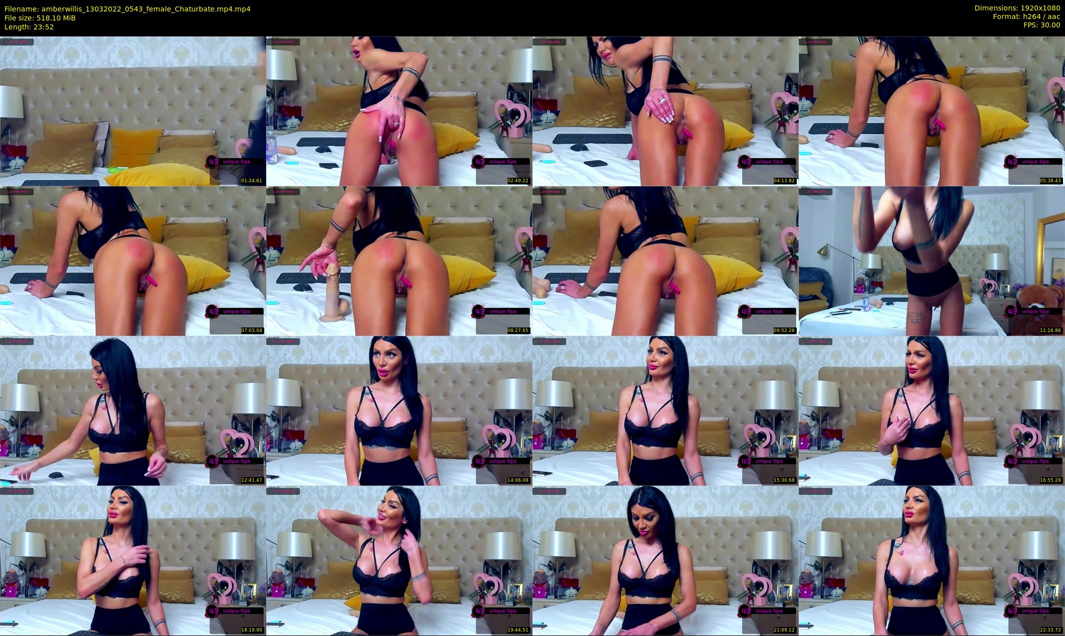 amberwillis — 24 minute Chaturbate female cam show recording, 1080p, Mar 13, 2022