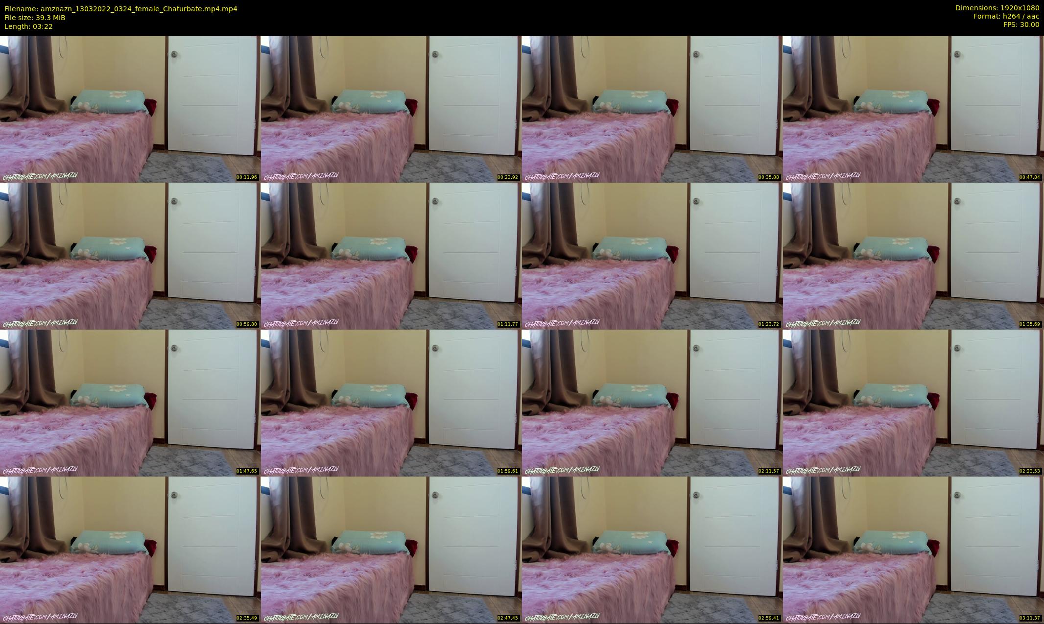amznazn — 4 minute Chaturbate female cam show recording, 1080p, Mar 13, 2022