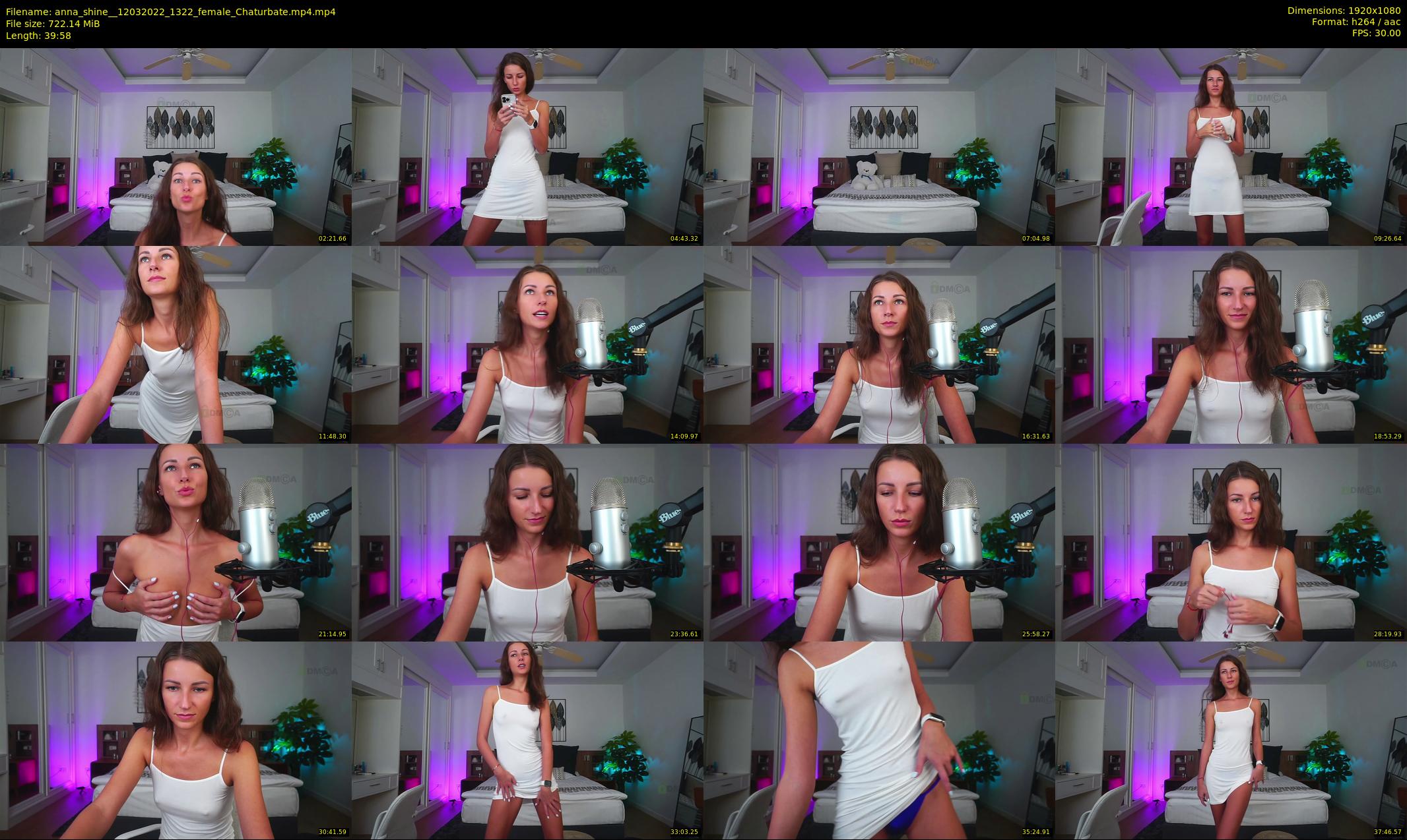 anna_shine_ — 40 minute Chaturbate female cam show recording, 1080p, Mar 12, 2022