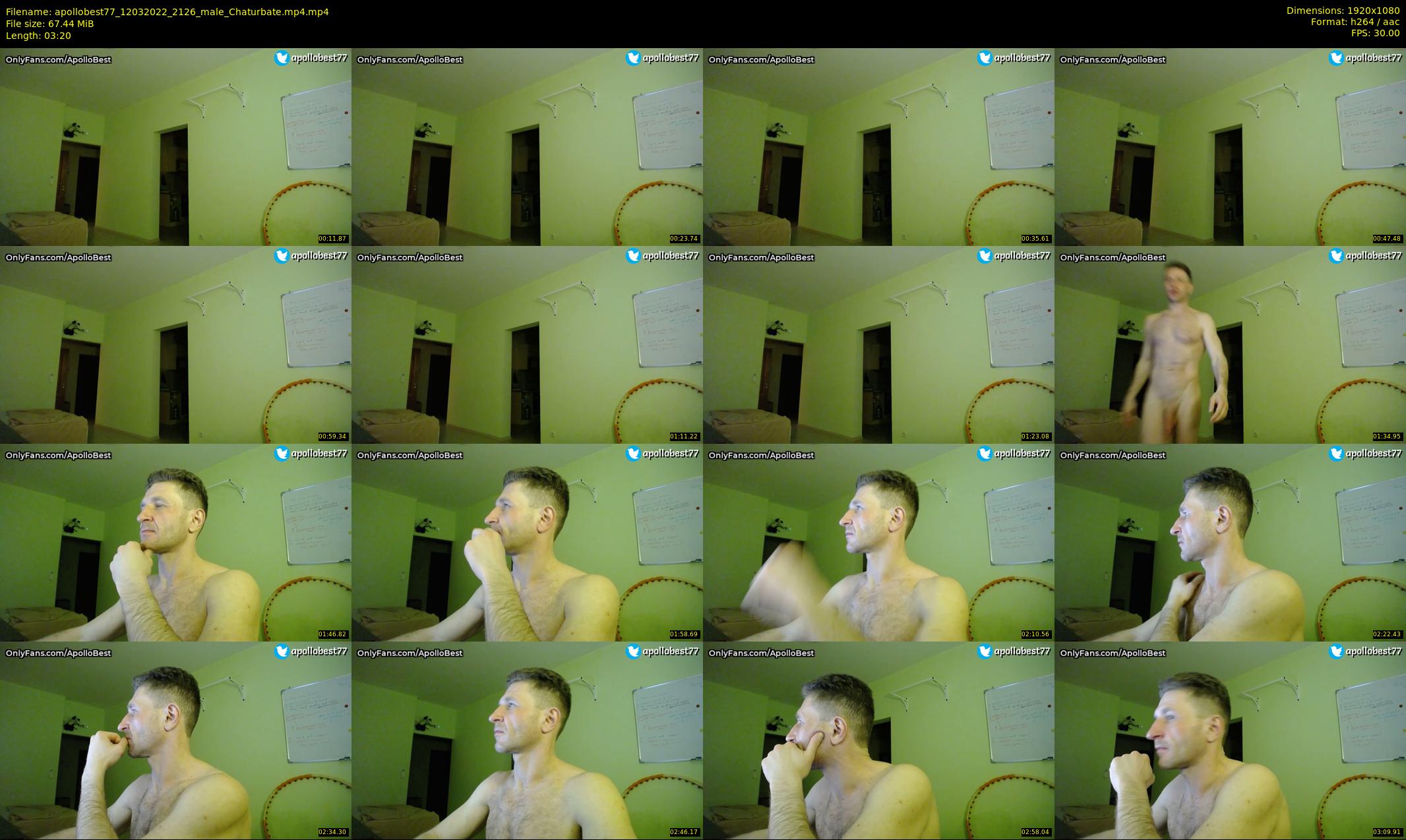 apollobest77 — 4 minute Chaturbate male cam show recording, 1080p, Mar 12, 2022