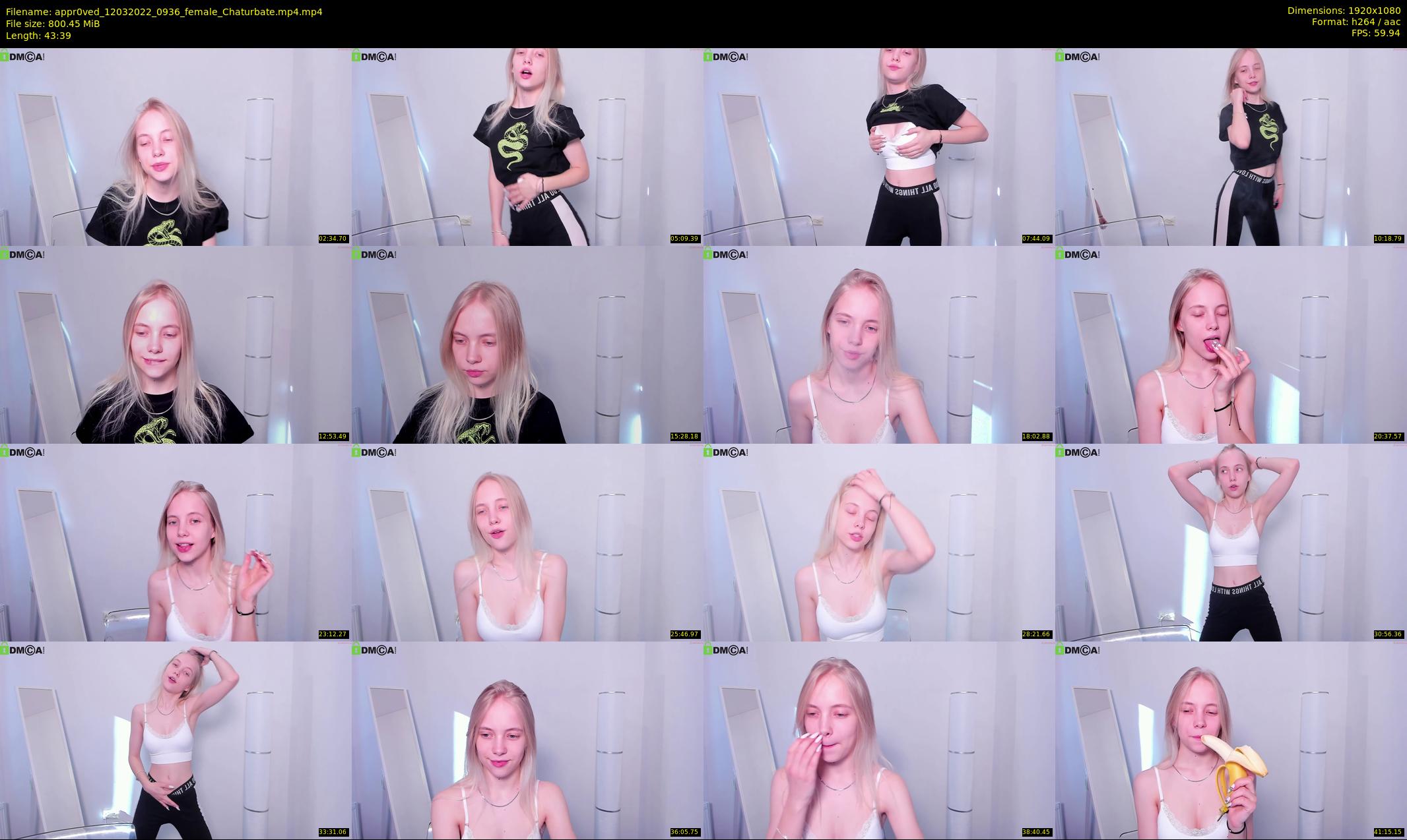 appr0ved — 44 minute Chaturbate female cam show recording, 1080p, Mar 12, 2022