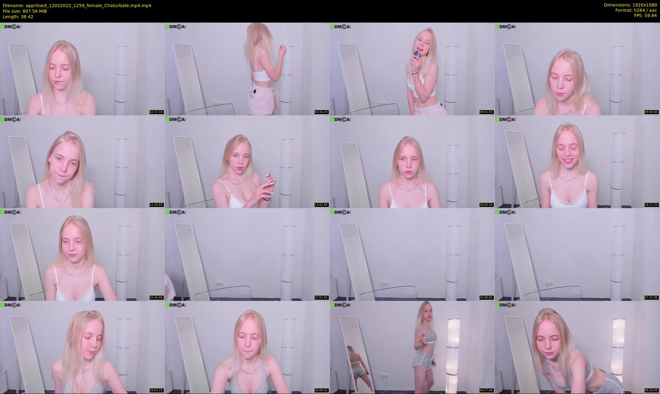 appr0ved — 39 minute Chaturbate female cam show recording, 1080p, Mar 12, 2022