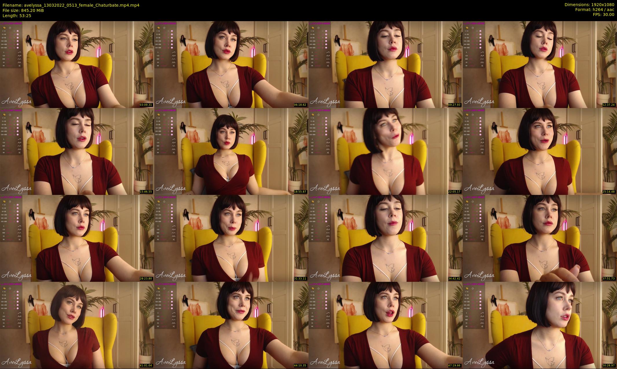 avelyssa — 54 minute Chaturbate female cam show recording, 1080p, Mar 13, 2022