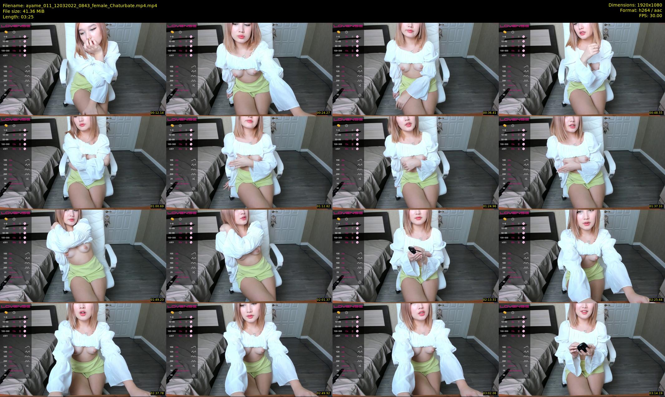 ayame_011 — 4 minute Chaturbate female cam show recording, 1080p, Mar 12, 2022