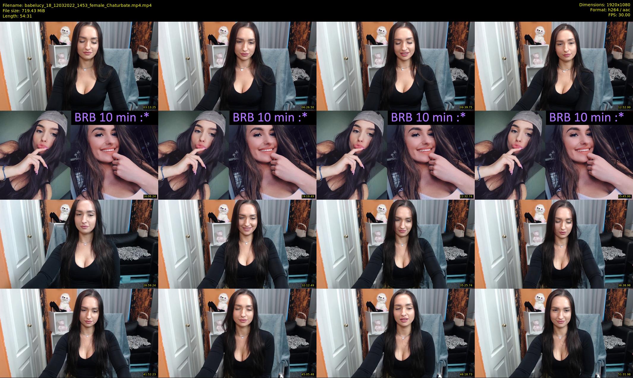 babelucy_18 — 55 minute Chaturbate female cam show recording, 1080p, Mar 12, 2022