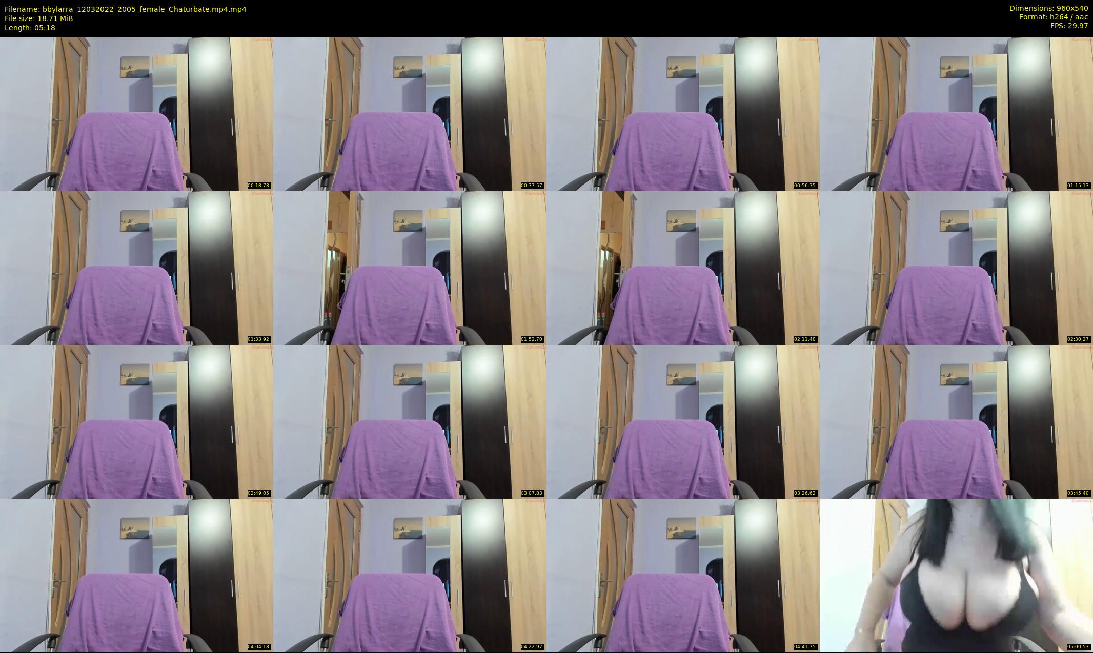 bbylarra — 6 minute Chaturbate couple cam show recording, 480p, Mar 12, 2022