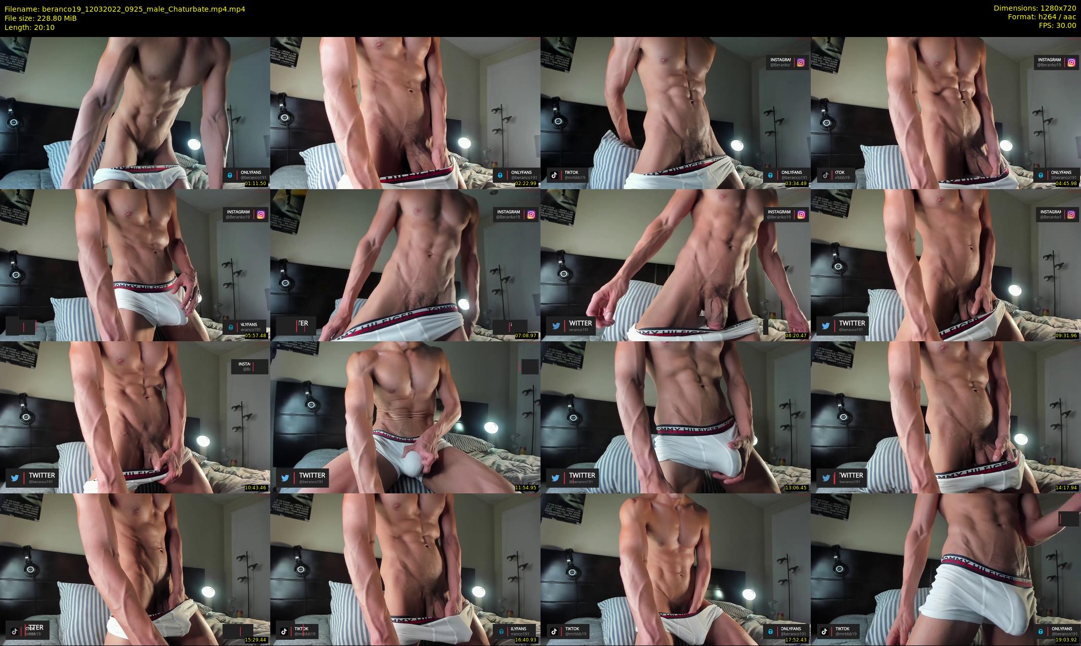 beranco19 — 21 minute Chaturbate male cam show recording, 720p, Mar 12, 2022