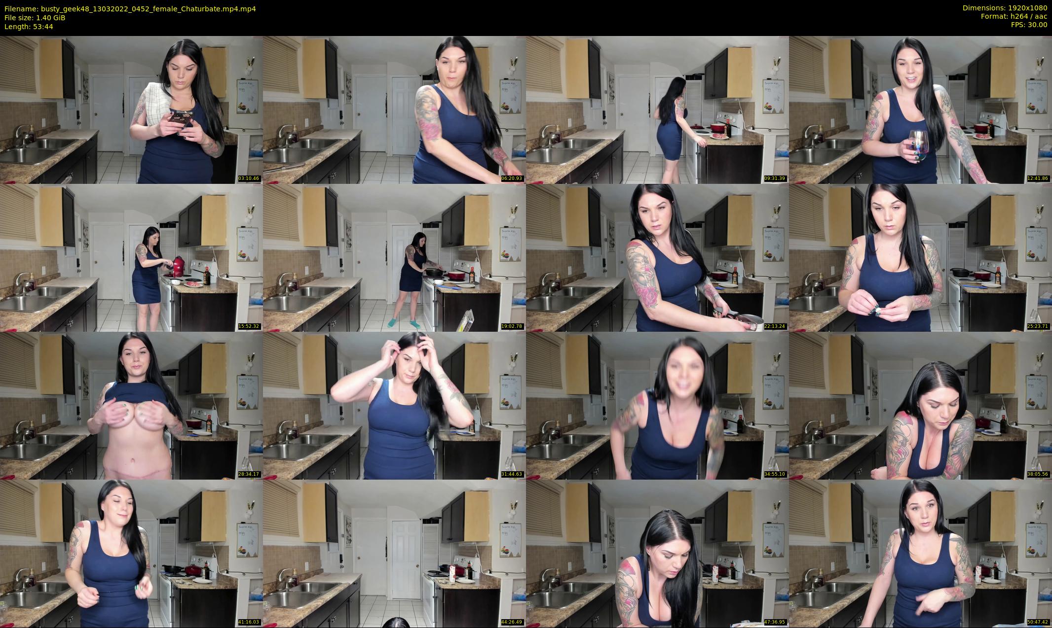 busty_geek48 — 54 minute Chaturbate female cam show recording, 1080p, Mar 13, 2022
