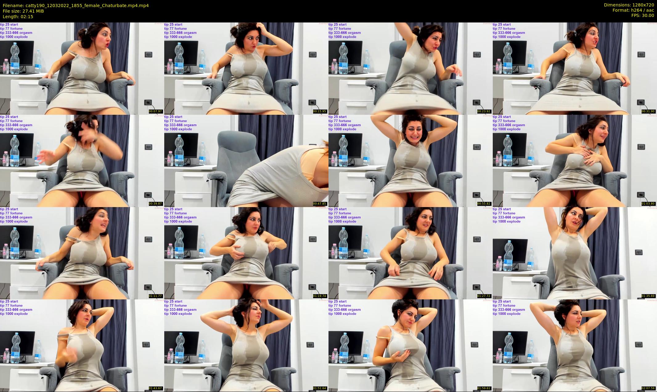 catty190 — 3 minute Chaturbate female cam show recording, 720p, Mar 12, 2022