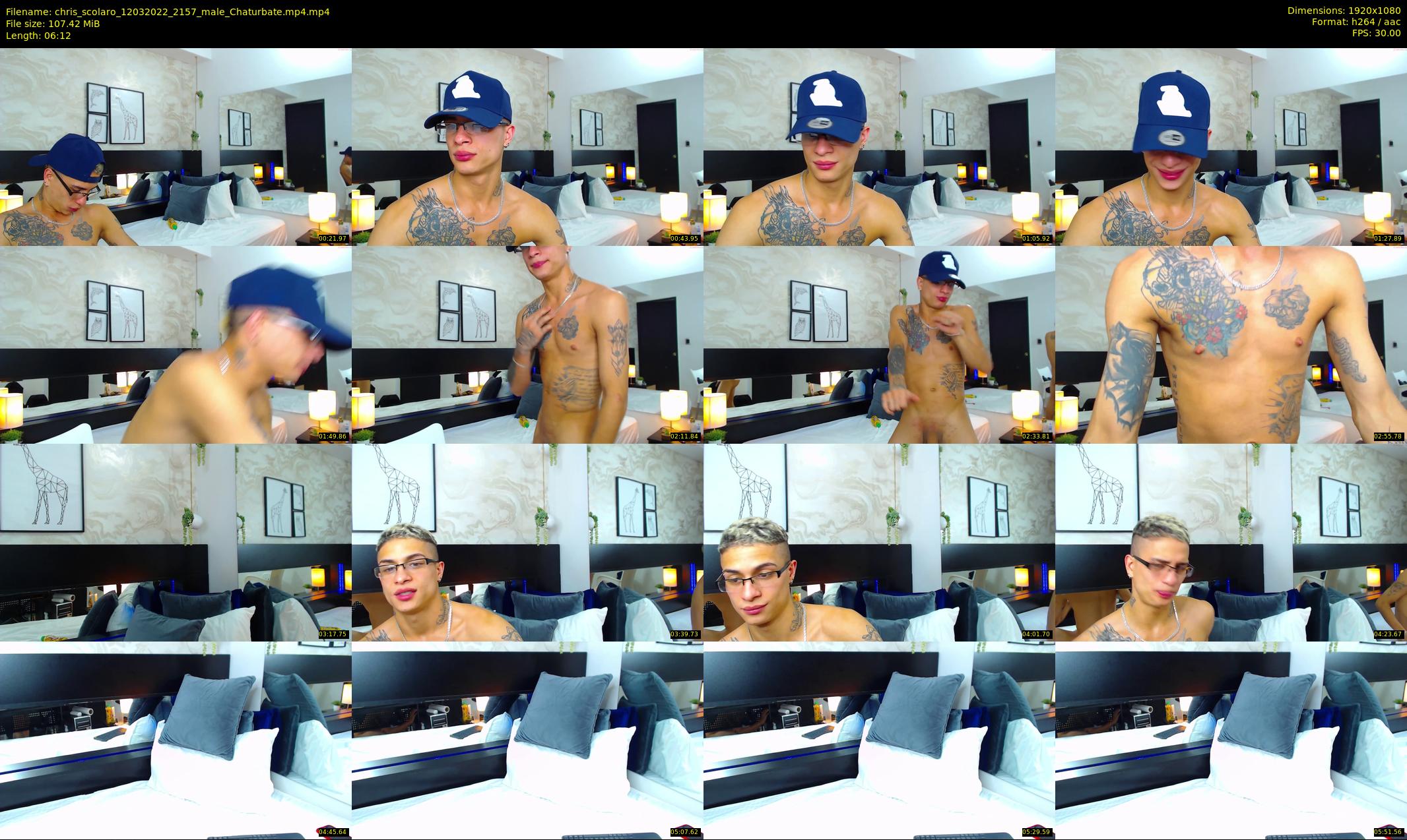 chris_scolaro — 7 minute Chaturbate male cam show recording, 1080p, Mar 12, 2022