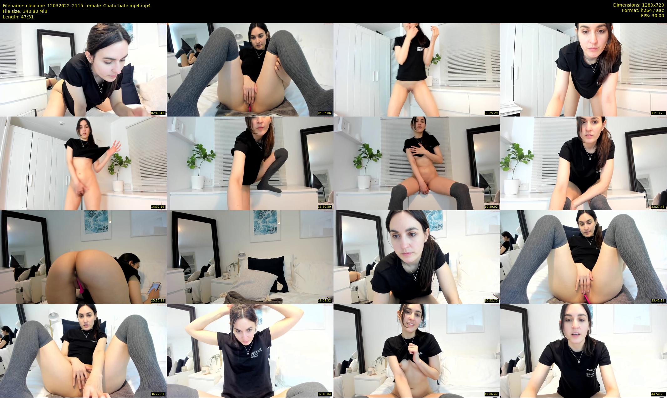 cleolane — 48 minute Chaturbate female cam show recording, 720p, Mar 12, 2022