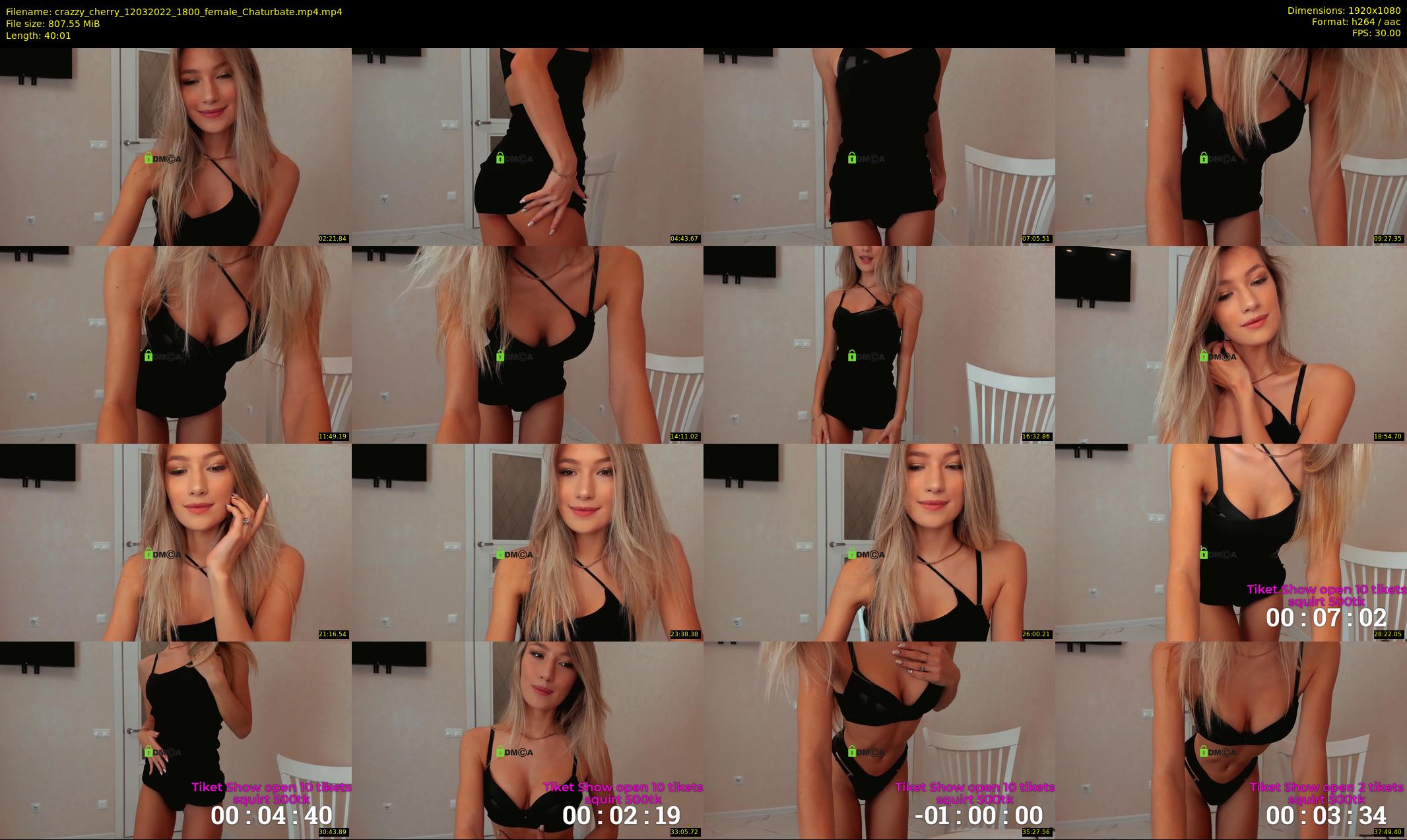 crazzy_cherry — 41 minute Chaturbate female cam show recording, 1080p, Mar 12, 2022