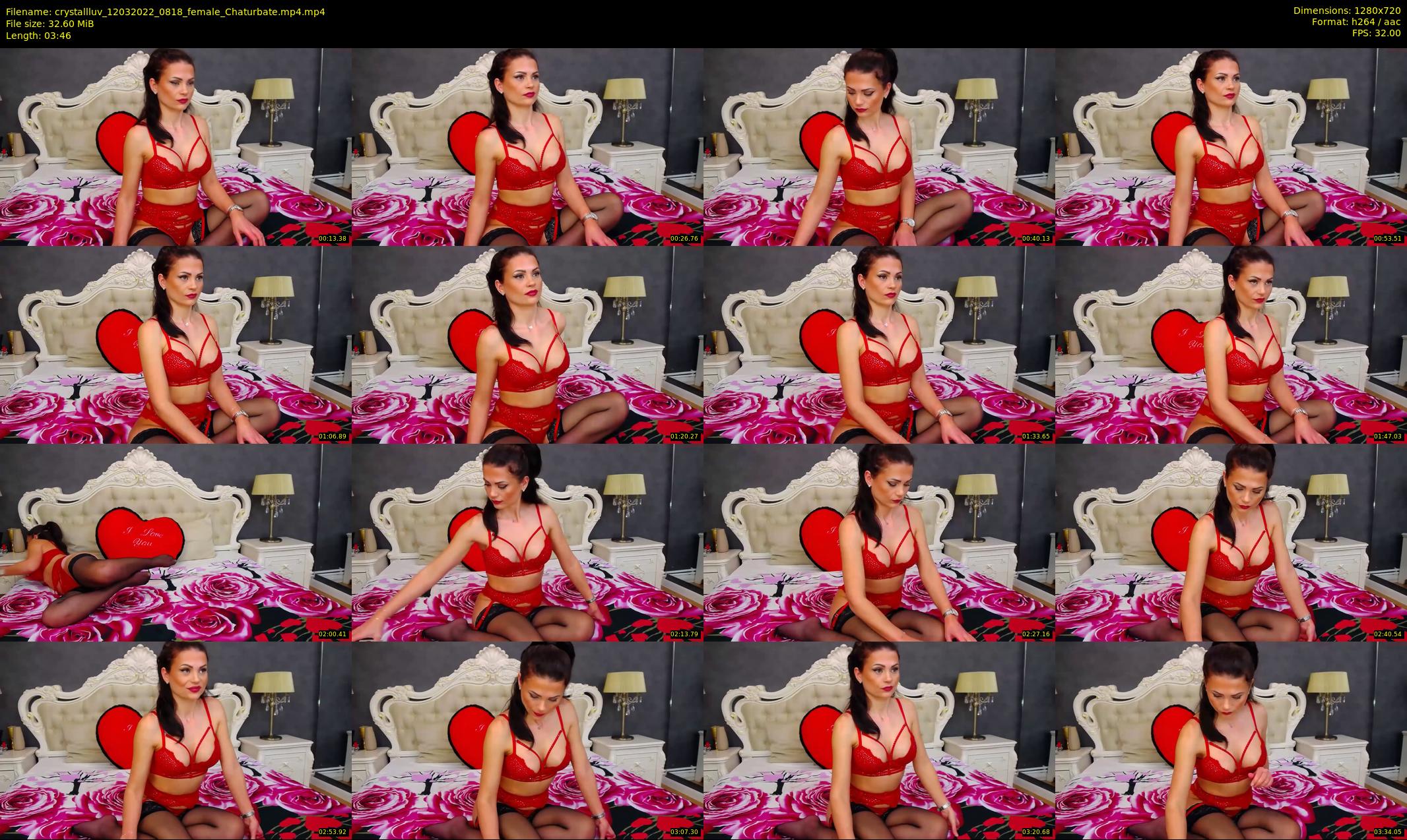 crystallluv — 4 minute Chaturbate female cam show recording, 720p, Mar 12, 2022