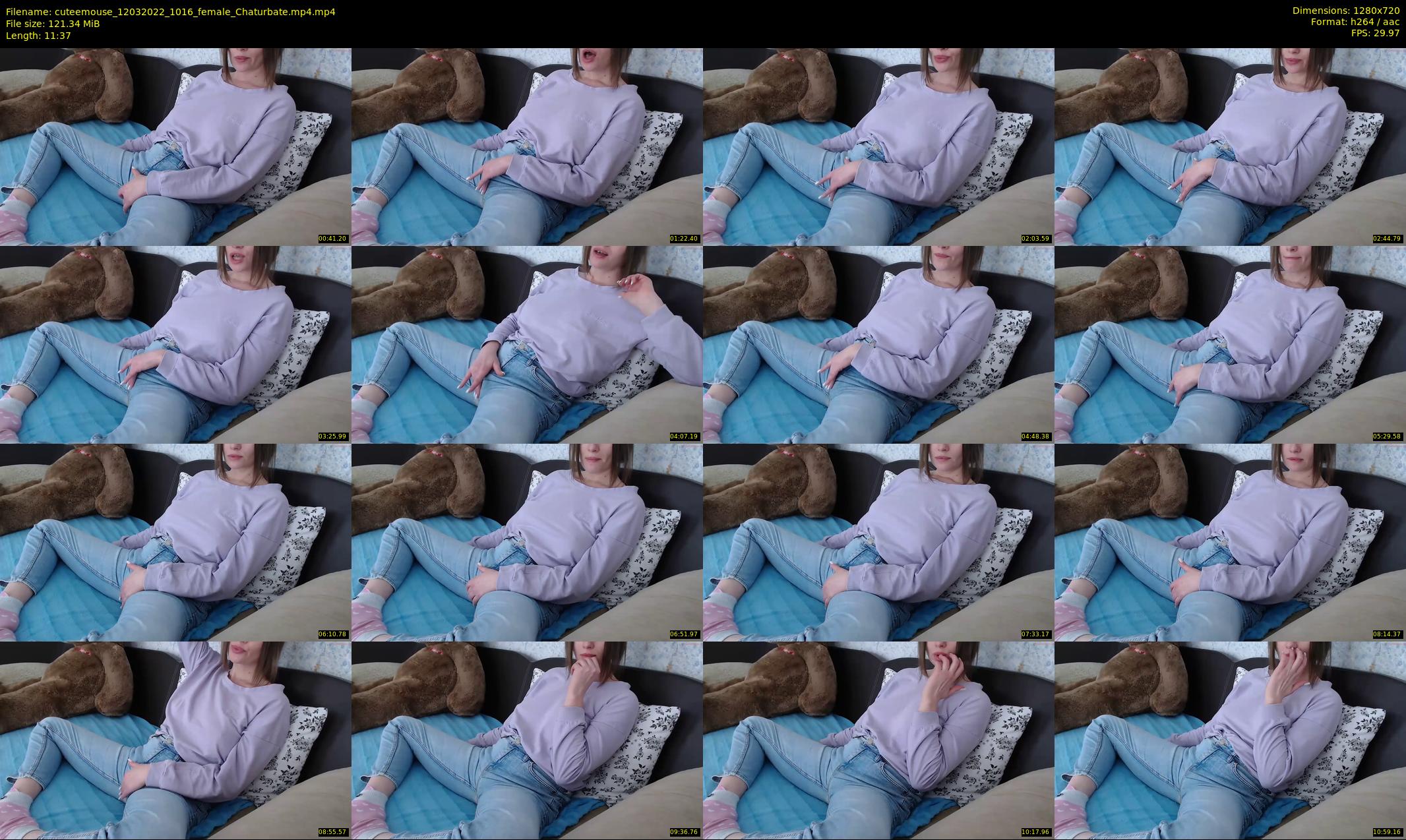 cuteemouse — 12 minute Chaturbate female cam show recording, 720p, Mar 12, 2022